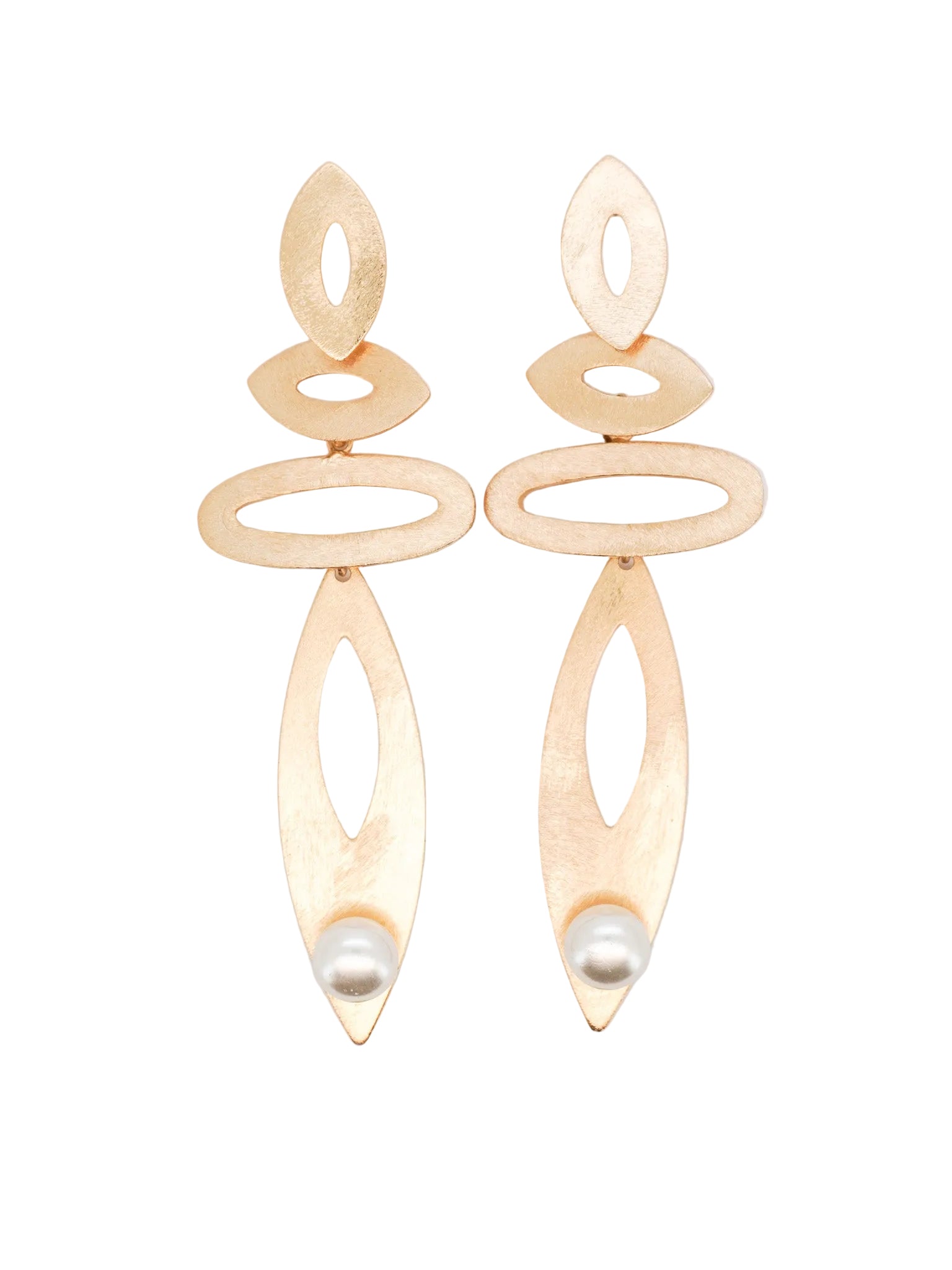 Petal and Pearl Earrings