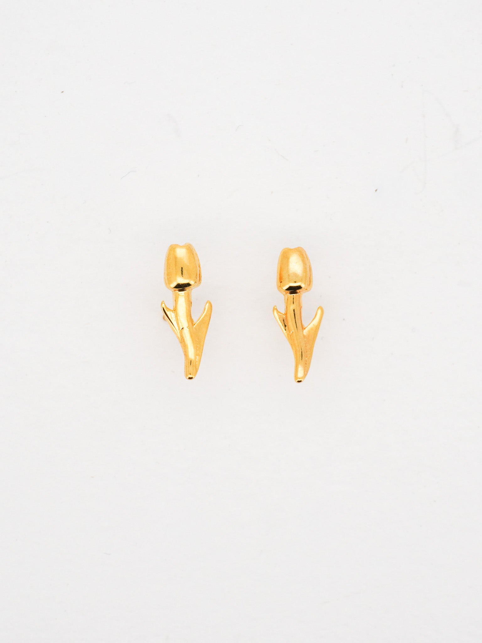Tulip Flower Stud Earrings