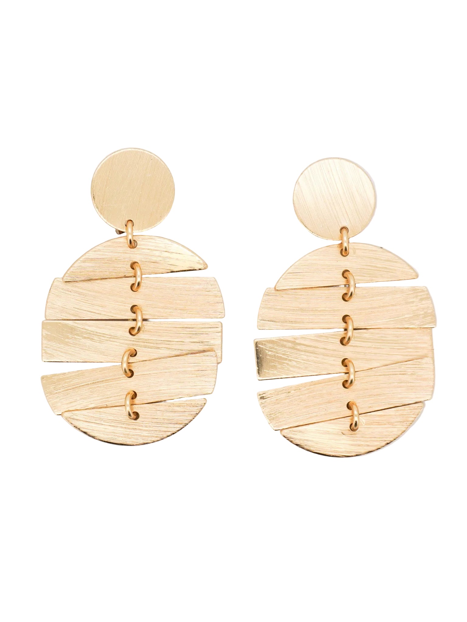 Stacked Half Circle Earrings