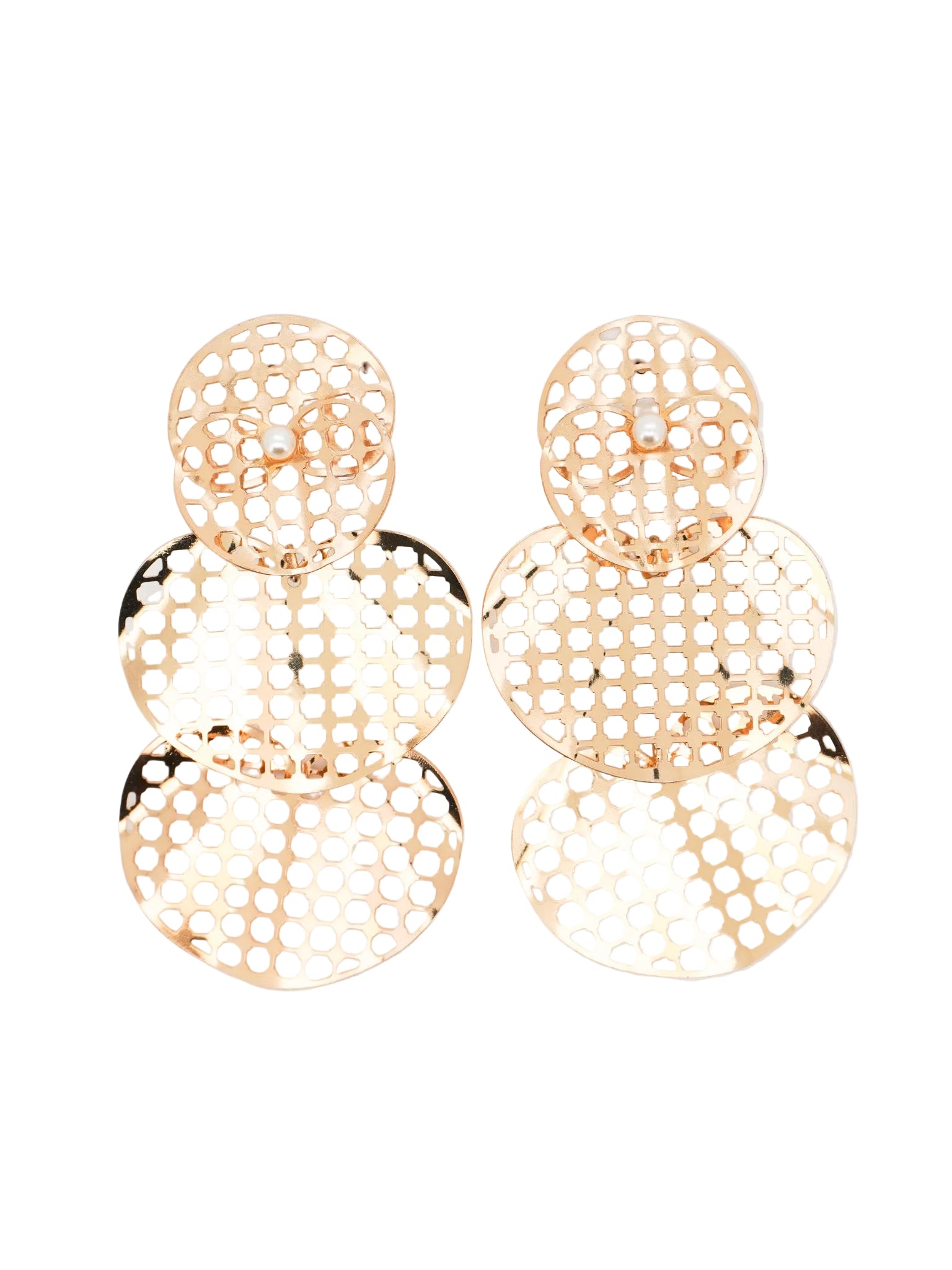 Peony Mesh Earrings
