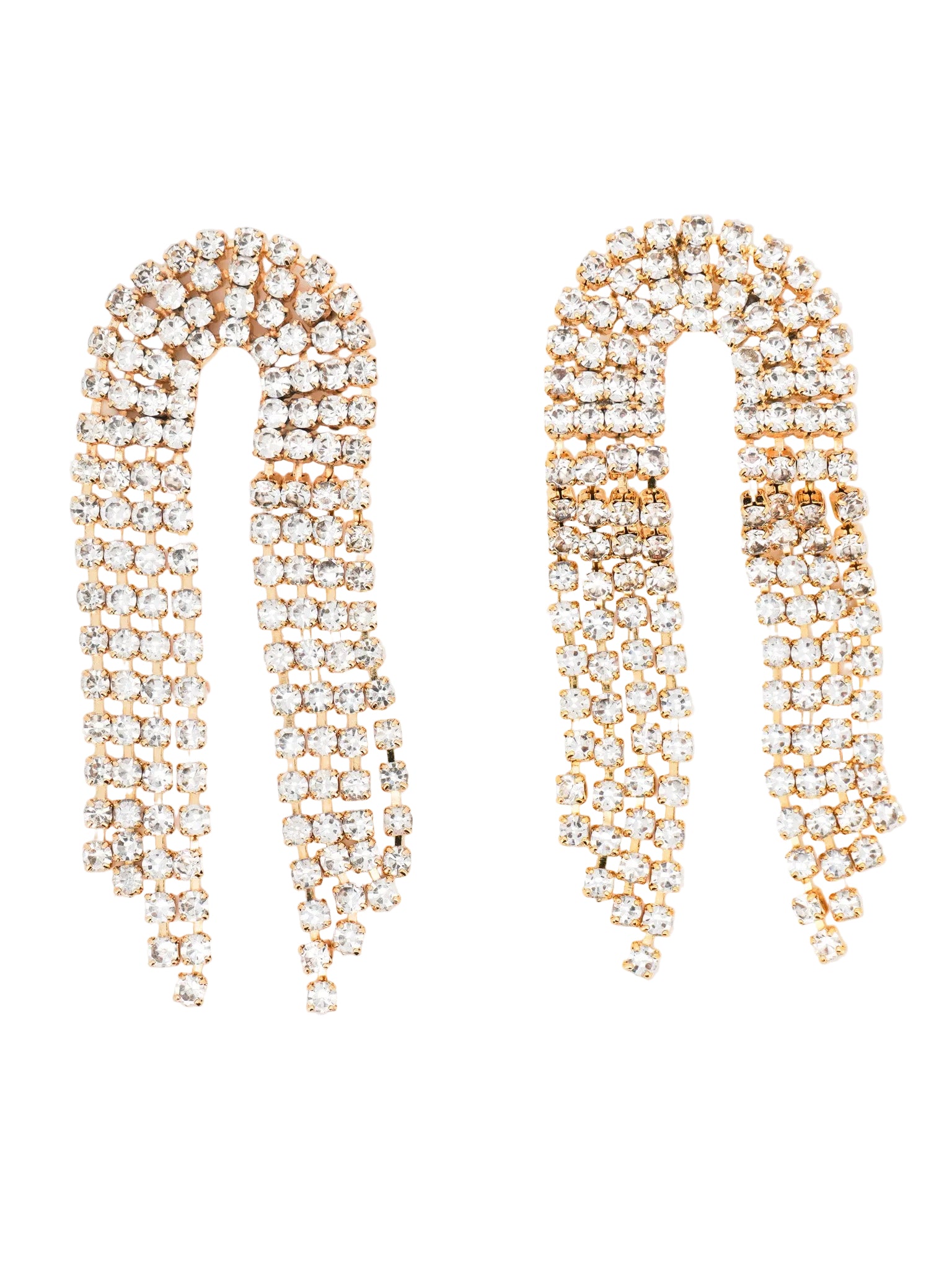 Arch Chandelier Zirconia Earrings