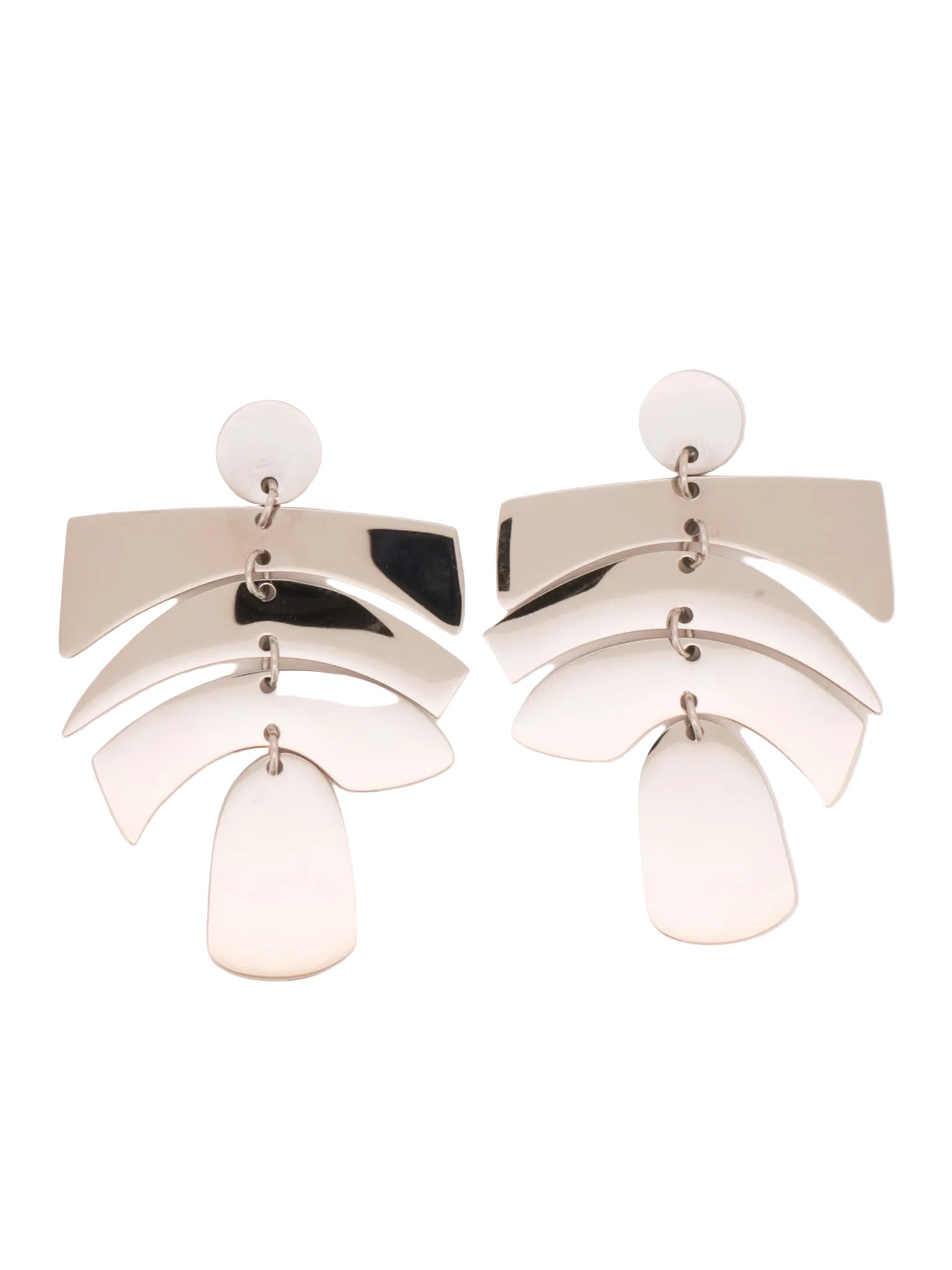 Balance Earrings in Metal