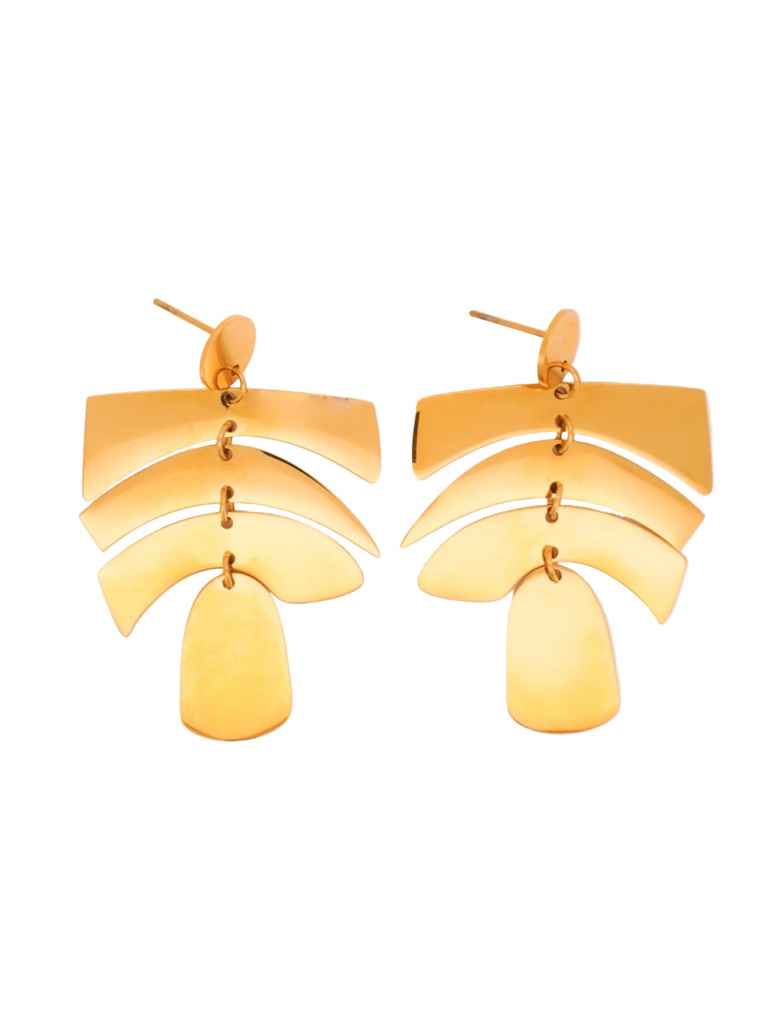 Balance Earrings in Metal