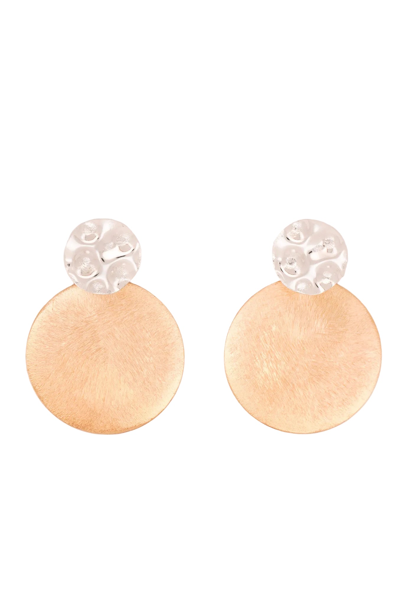 Stacked Mixed Metal Earrings
