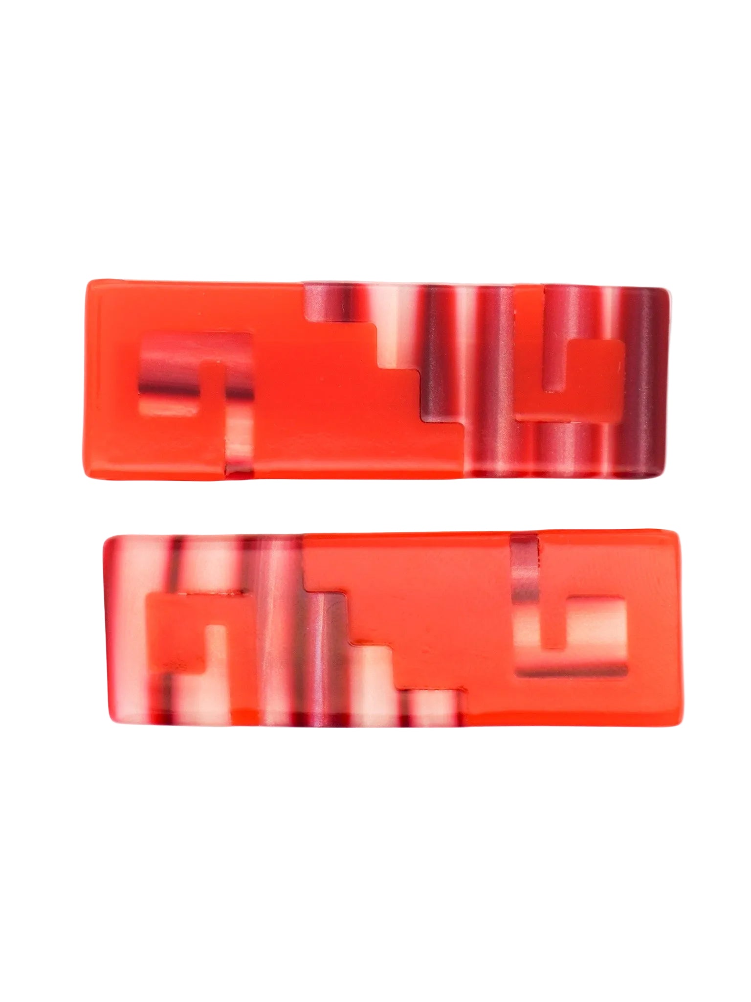 Greca Hair-Clips in Red