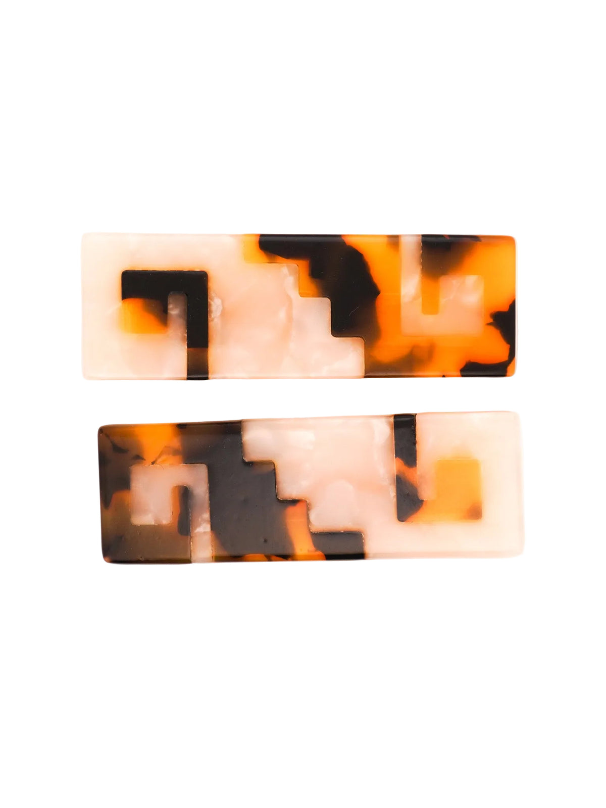 Greca Hair-Clips in Tortoise