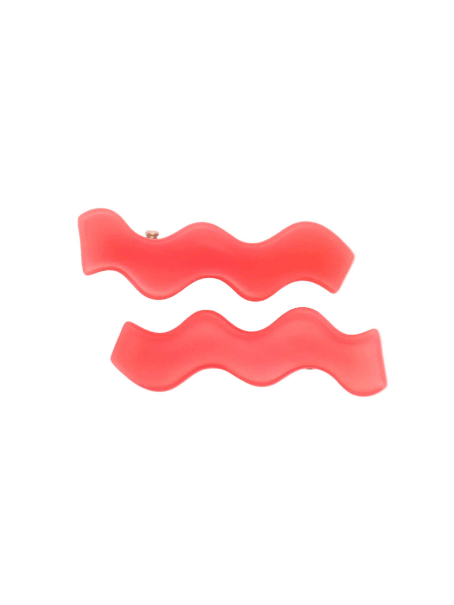 Squiggle Clips in Pink