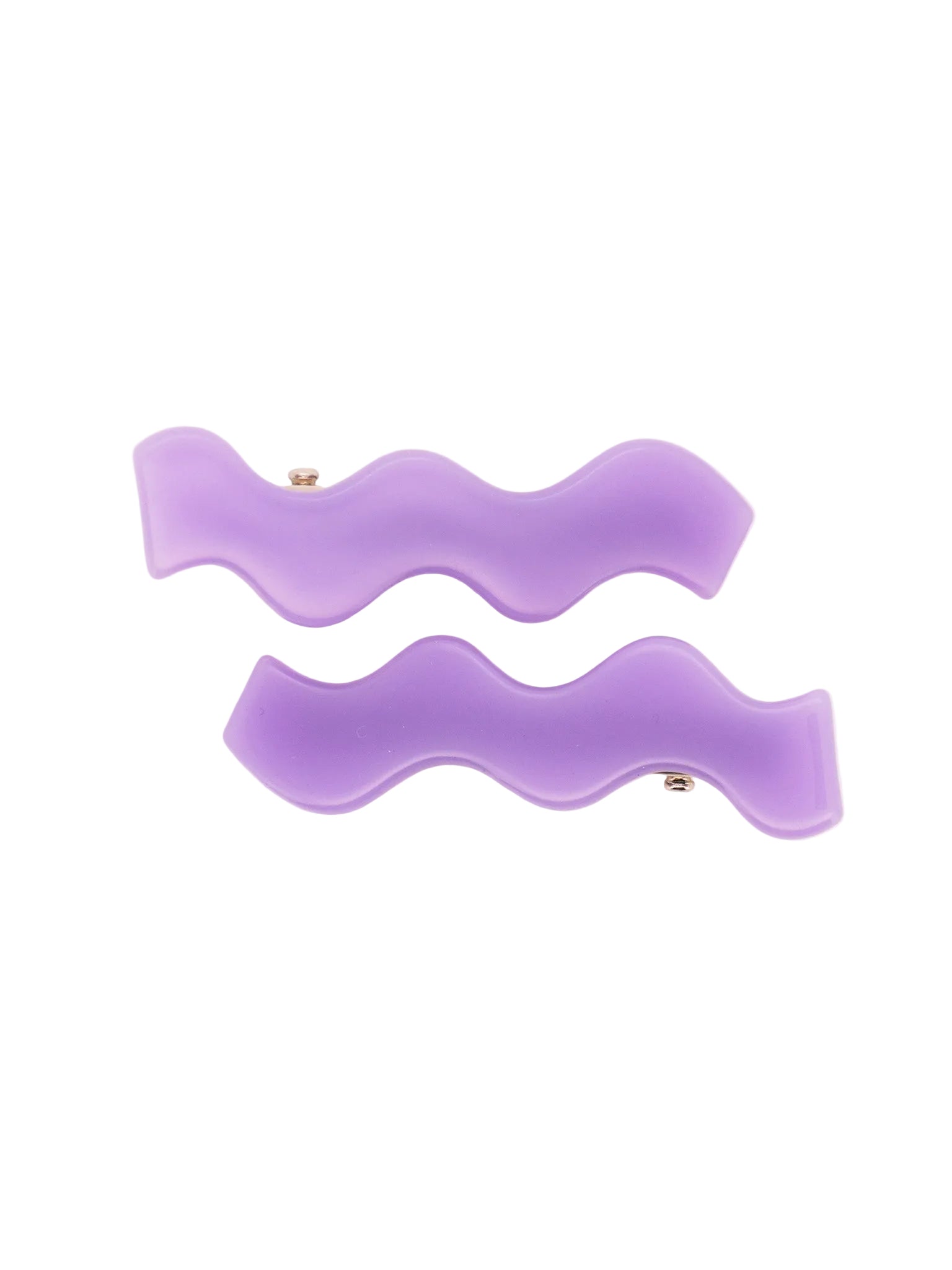 Squiggle Clips in Purple