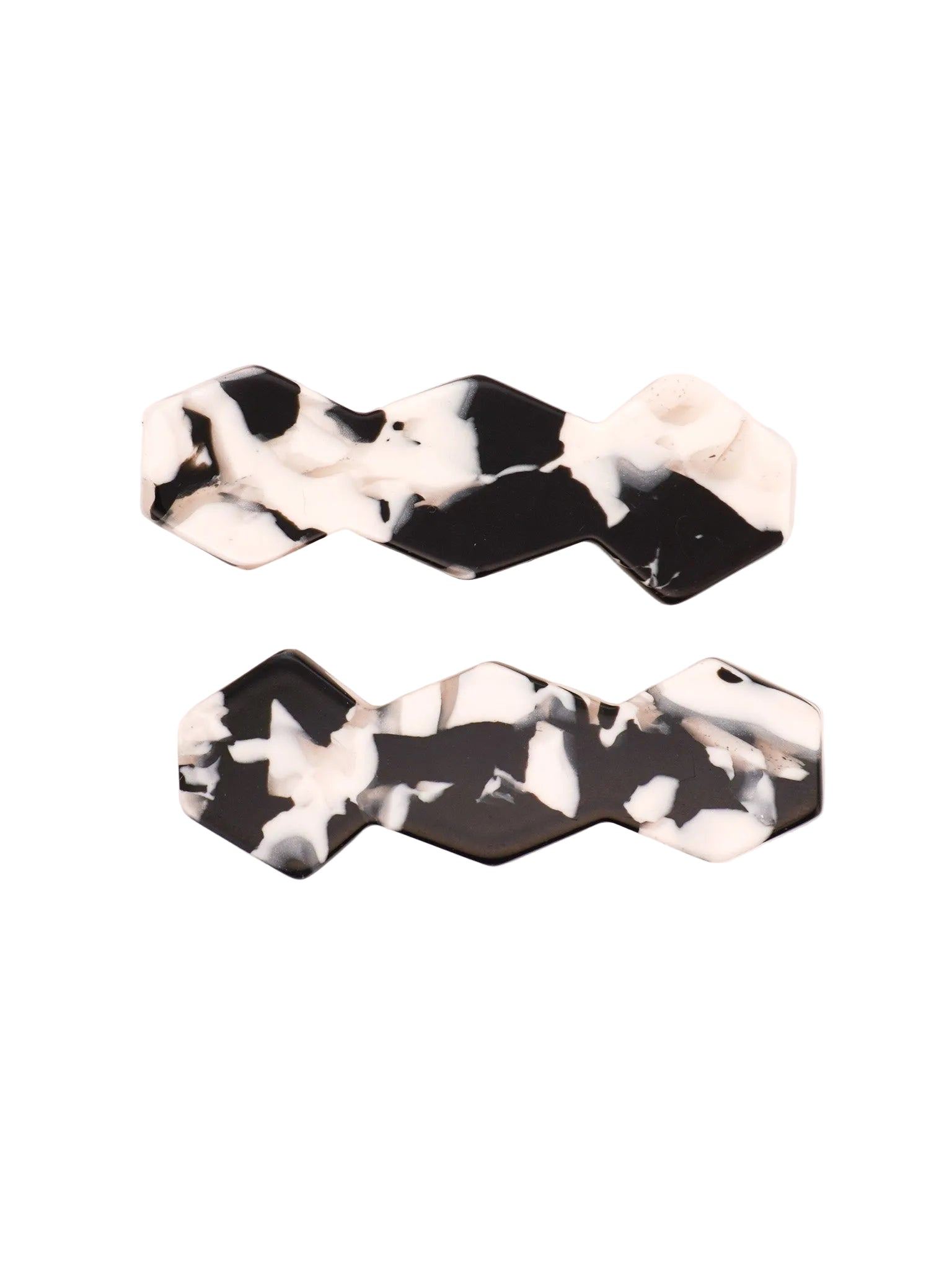 Vase Clips in B&W Terrazzo
