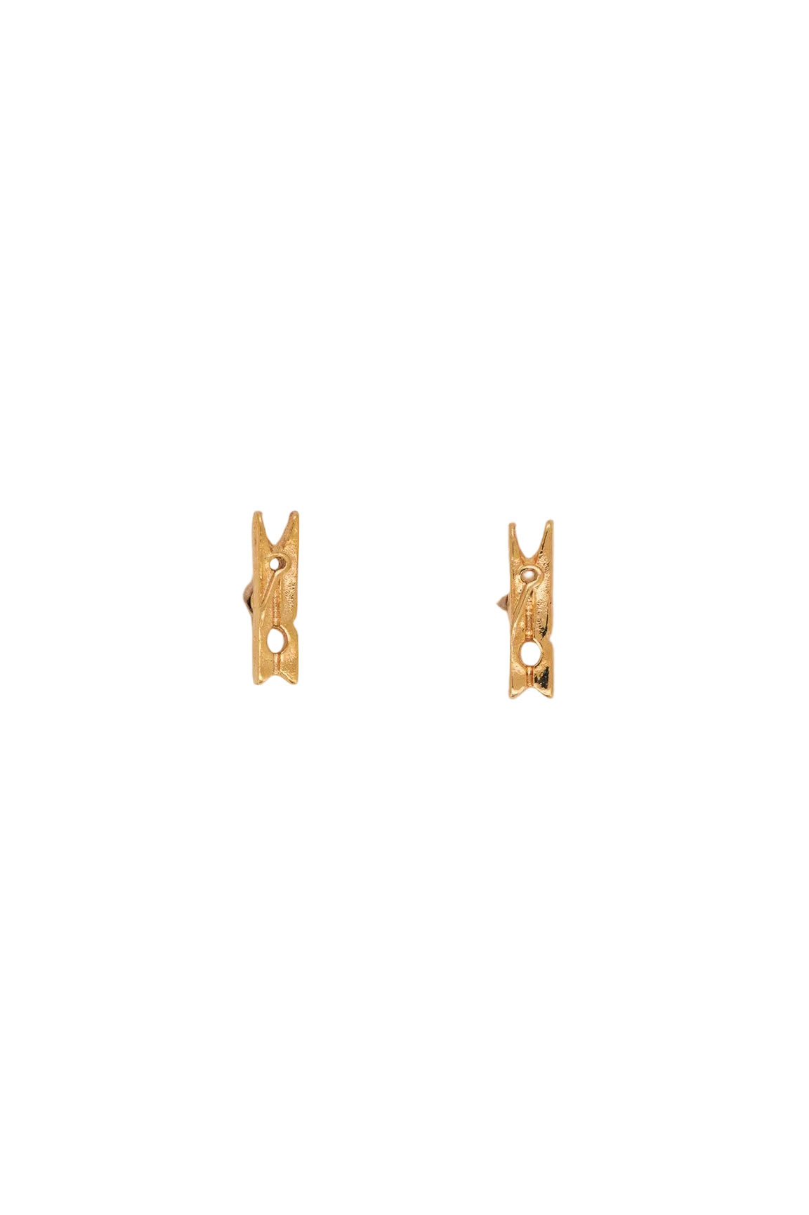 Clothespin Stud Earrings