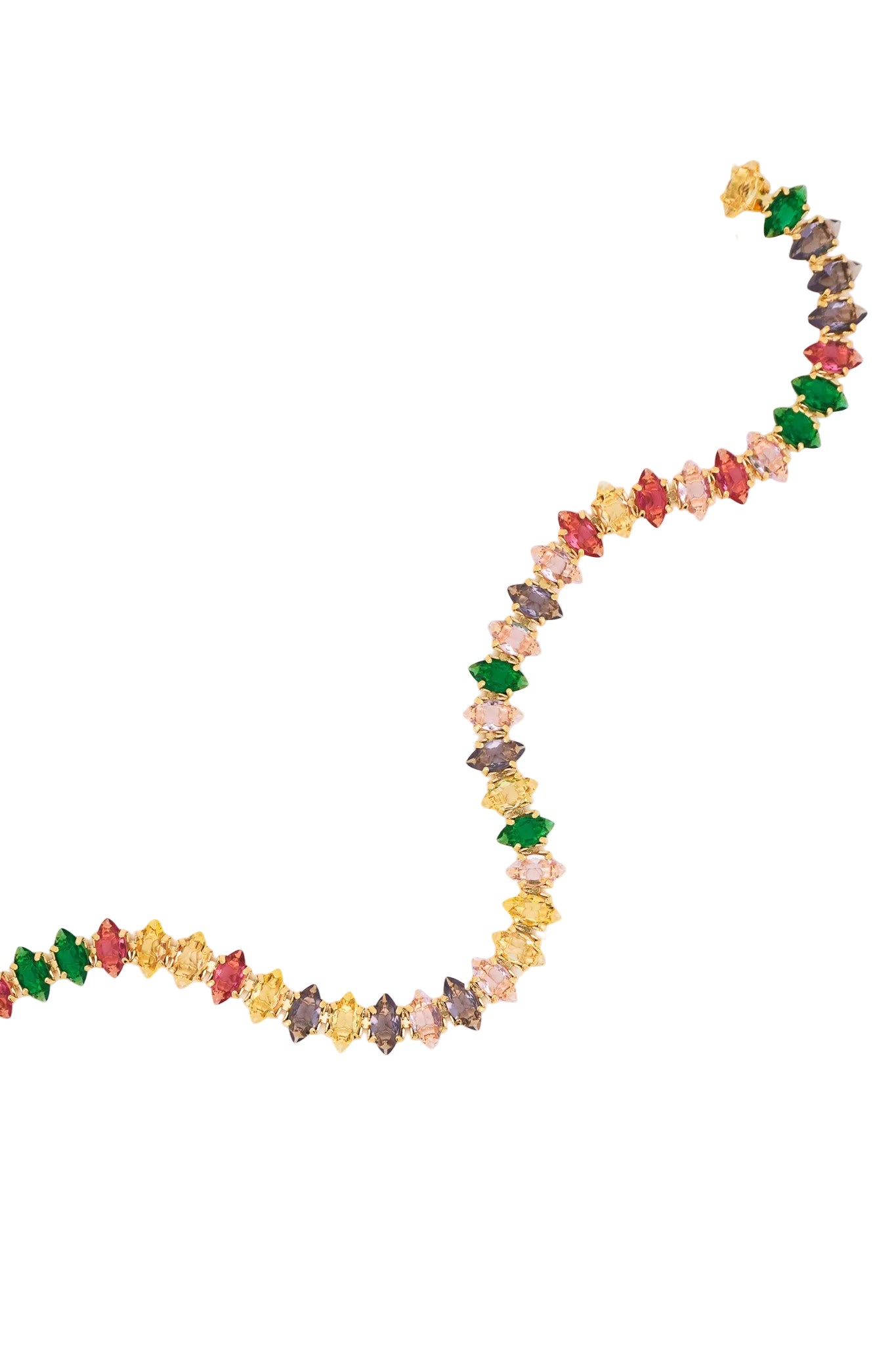 Multi-color Marquise Zirconia Jewelry Set