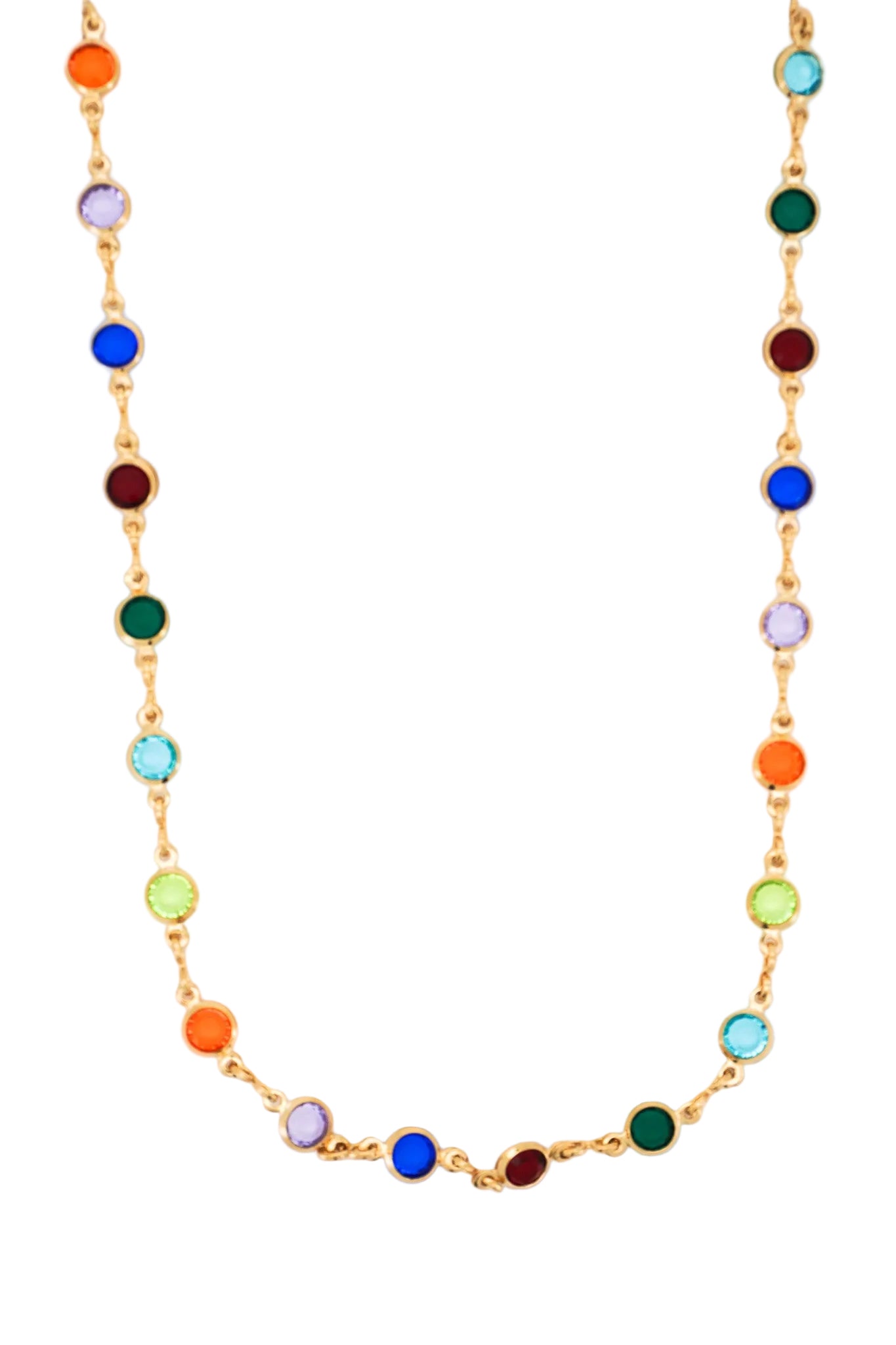 Rainbow Gem Zirconia Jewelry Set