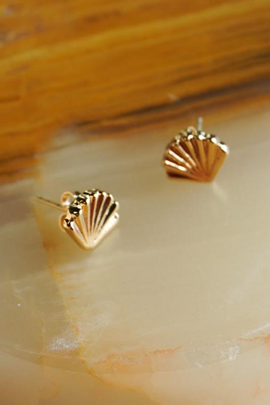 Shell Stud Earrings