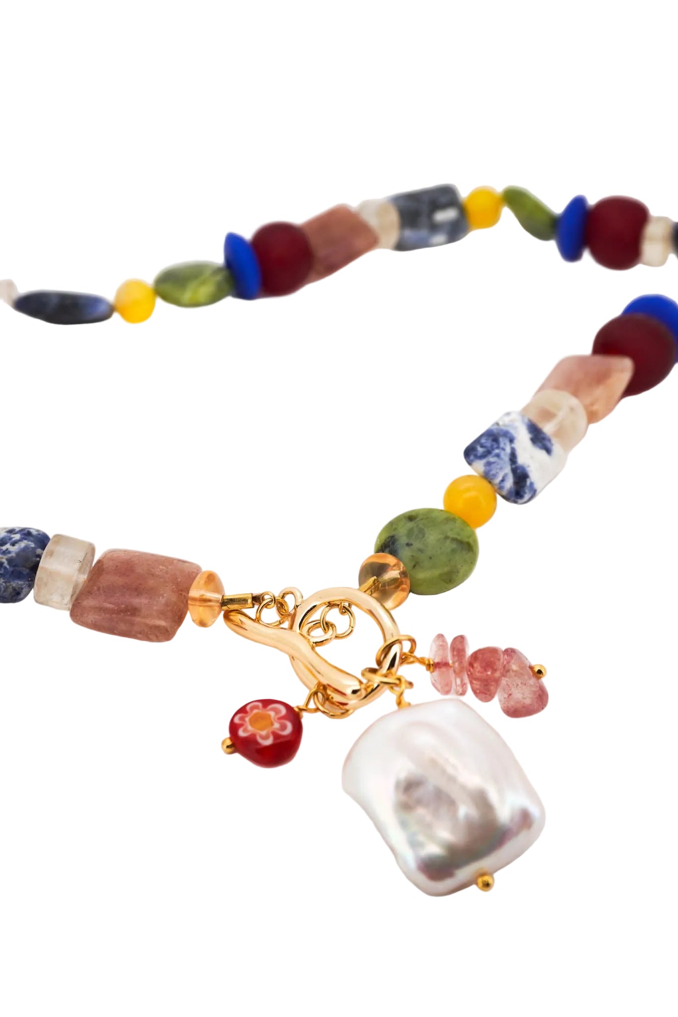 Toggle Clasp Beaded Necklace 04