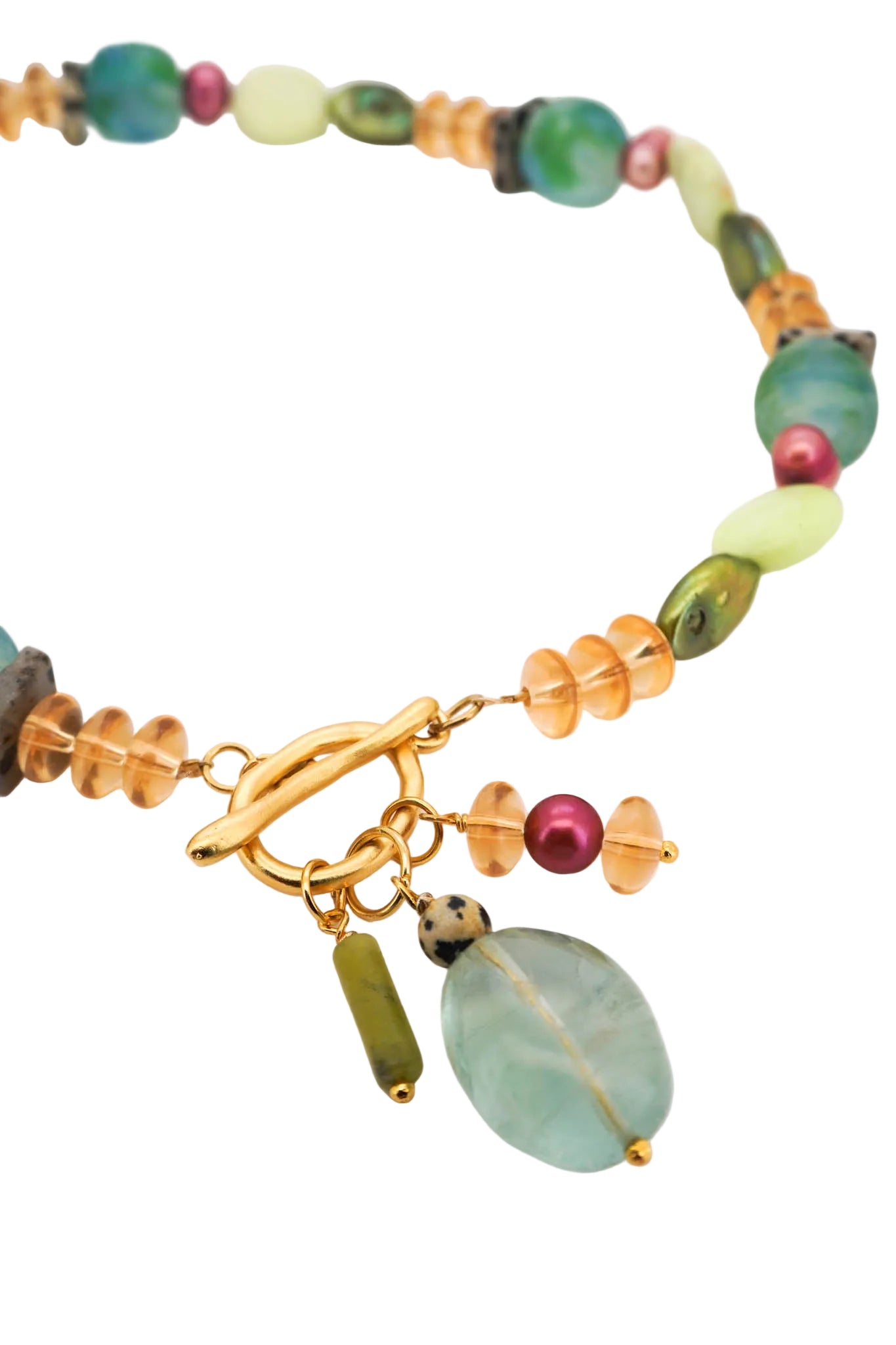 Toggle Clasp Beaded Necklace 03