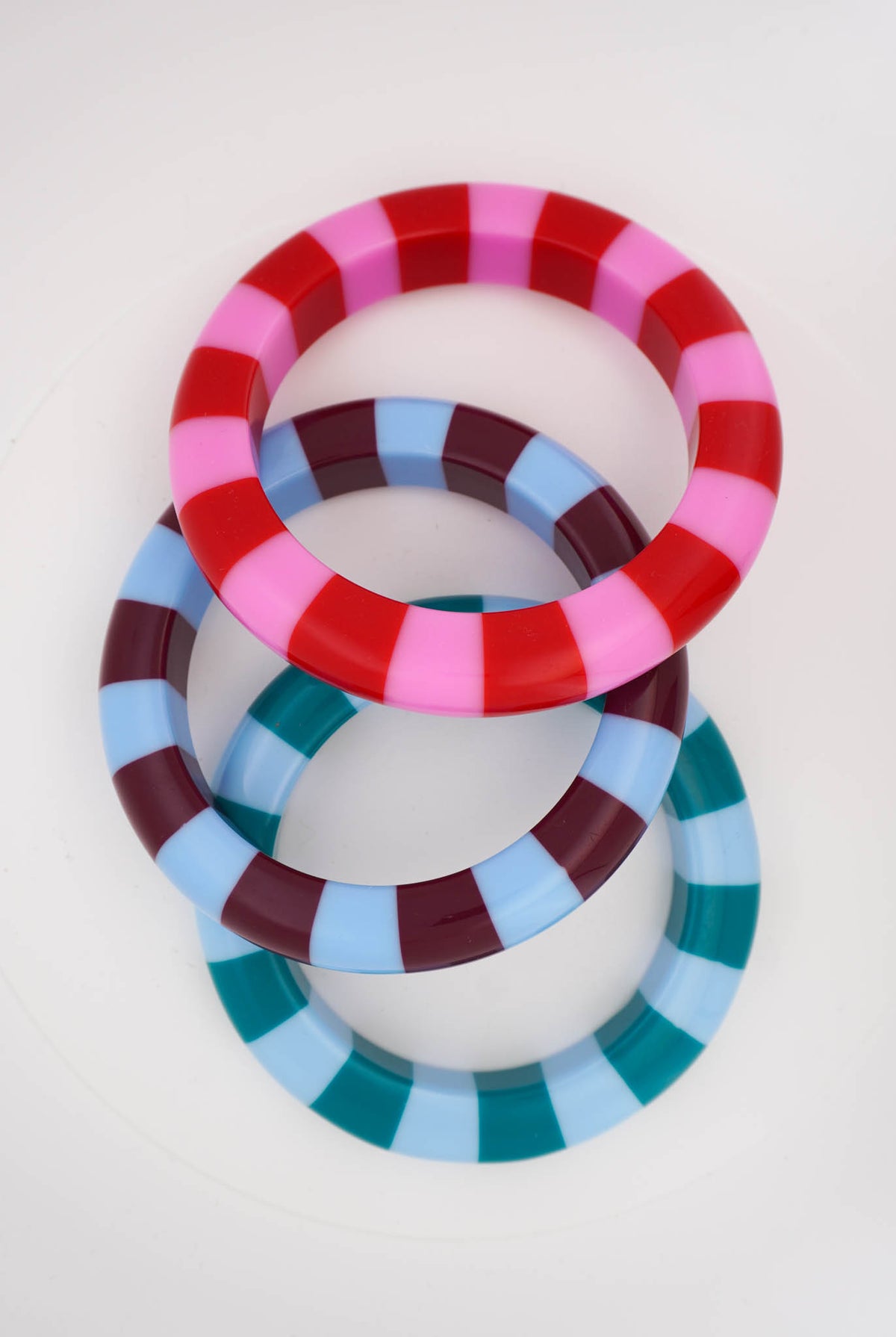 Chunky Bangles in Stripes