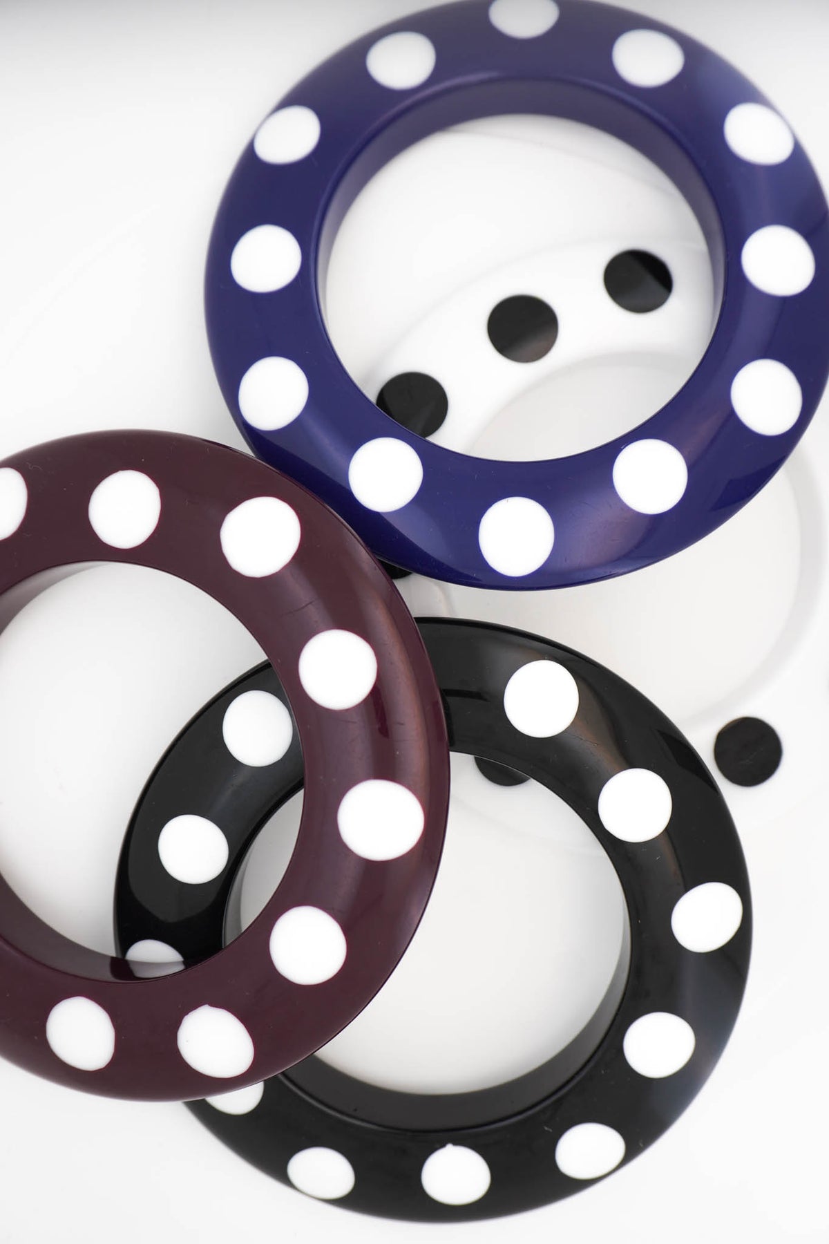Chunky Bangles in Polka Dot