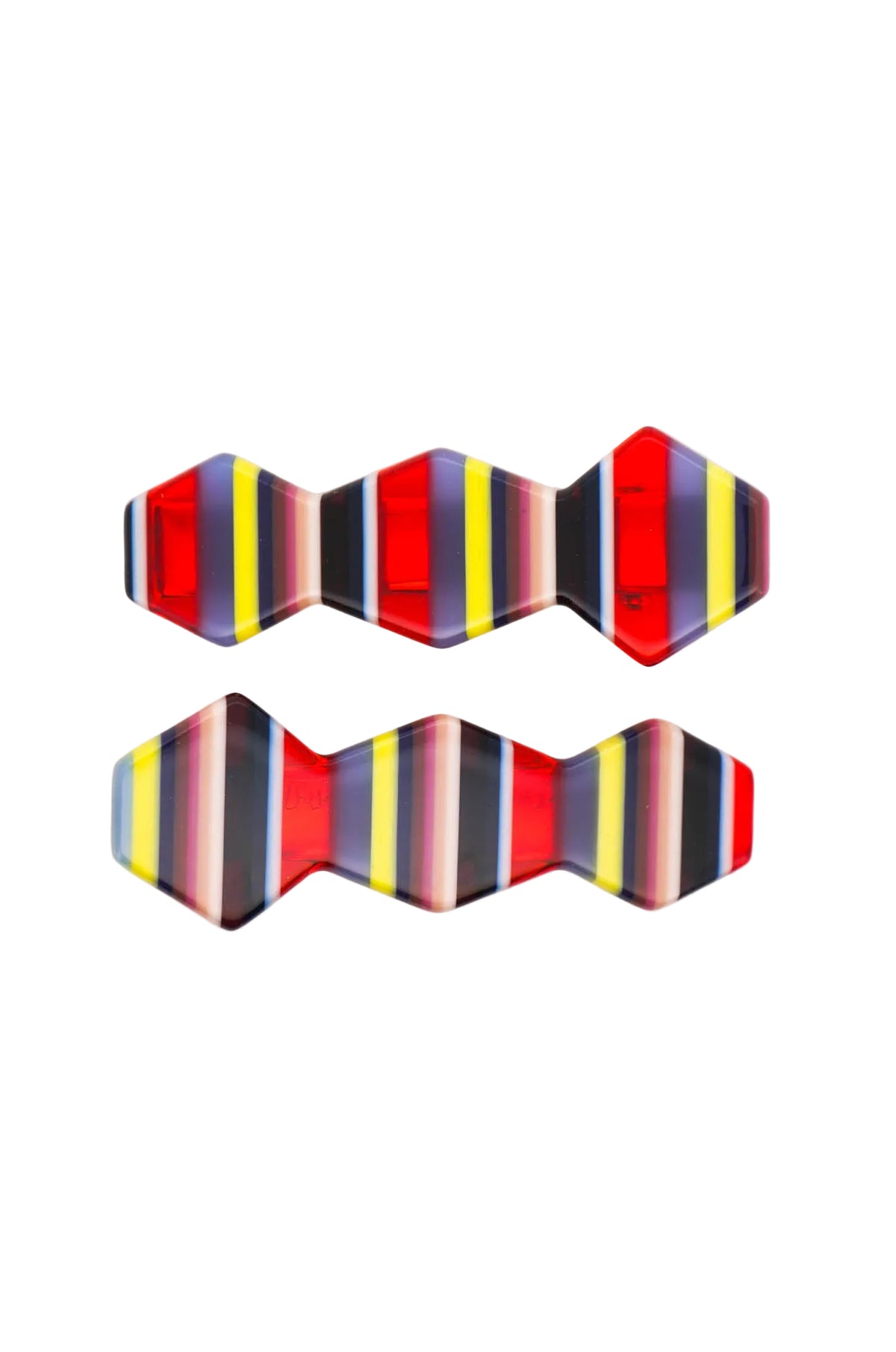 Vase clips in Electric Stripe