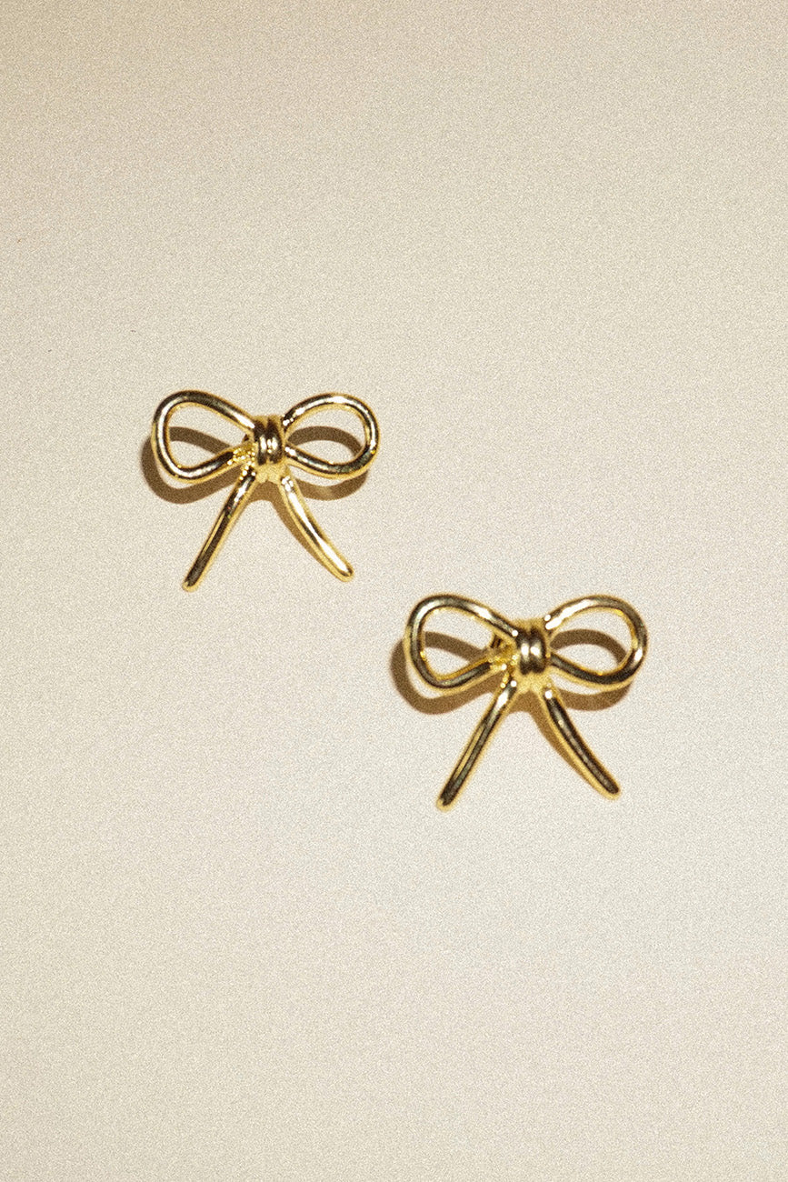 Midi Bow Stud Earrings