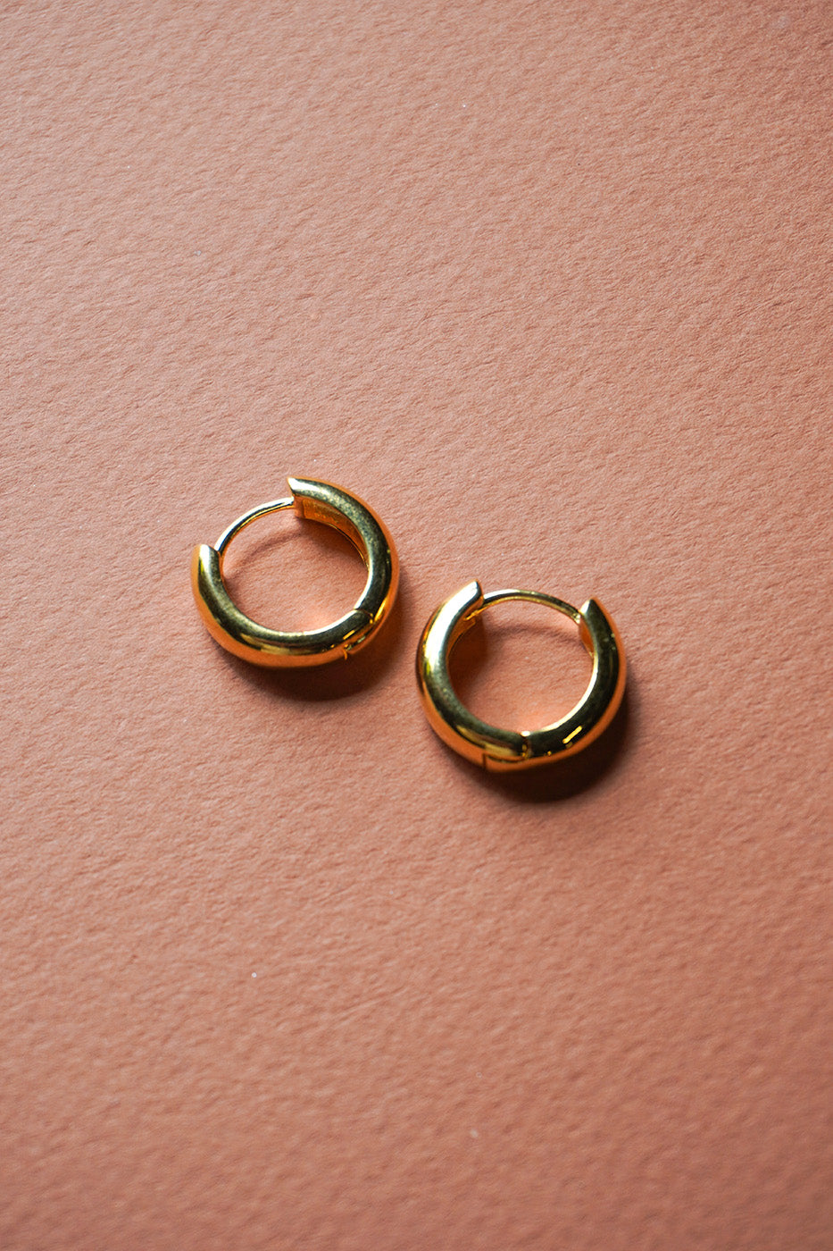 Gold Chunky Hoop Earrings