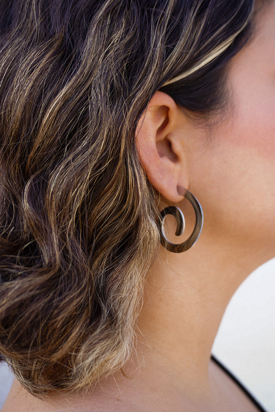 Caracol & Espiral Hoop Earrings