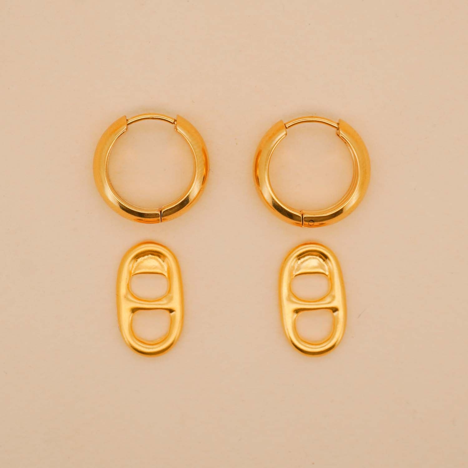 Pop Tab Hoop Earrings