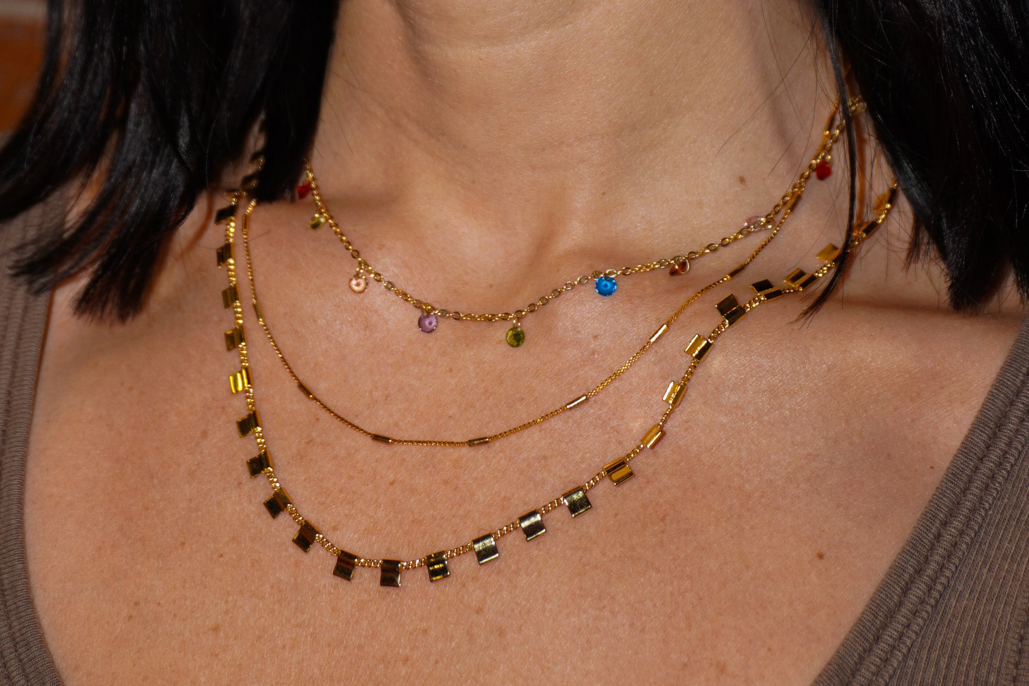 Square Chain Necklace