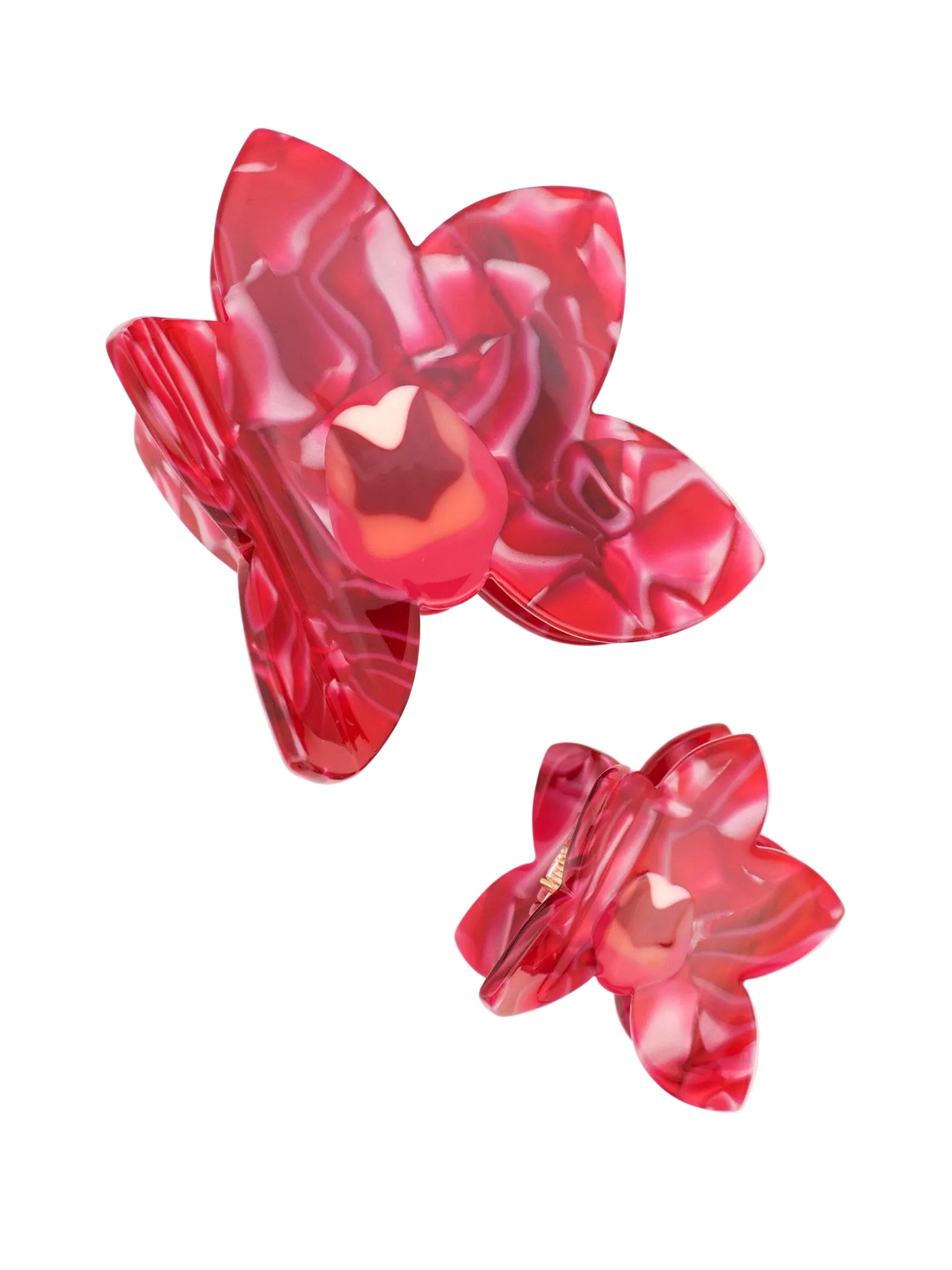 Orchid Hair-Claw in Fuscia