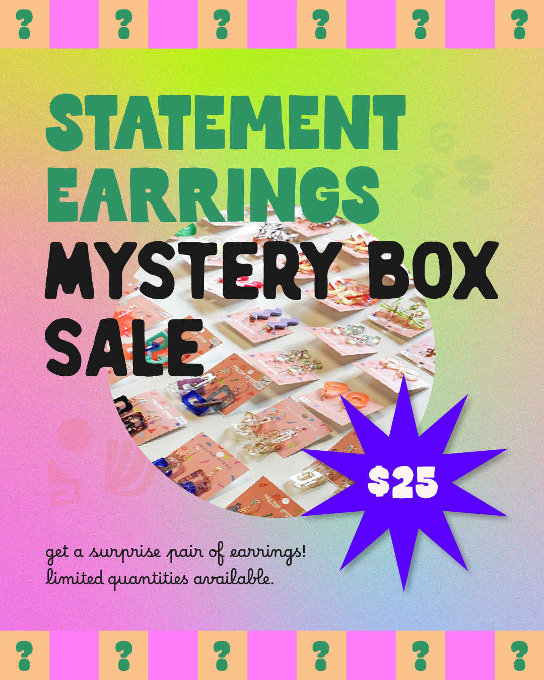 Mystery Box (statement earrings)