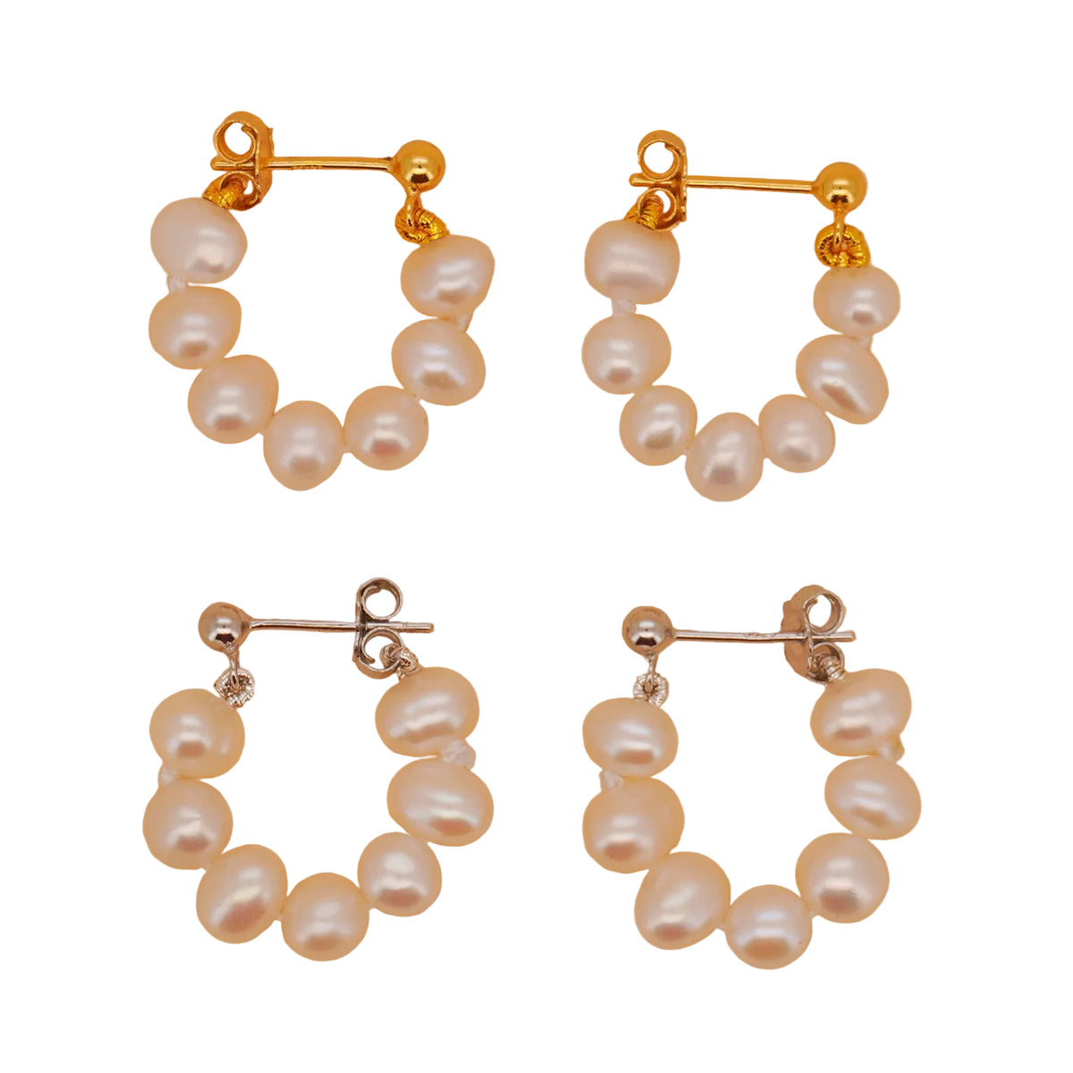 Pearl Ear Jackets Earrings
