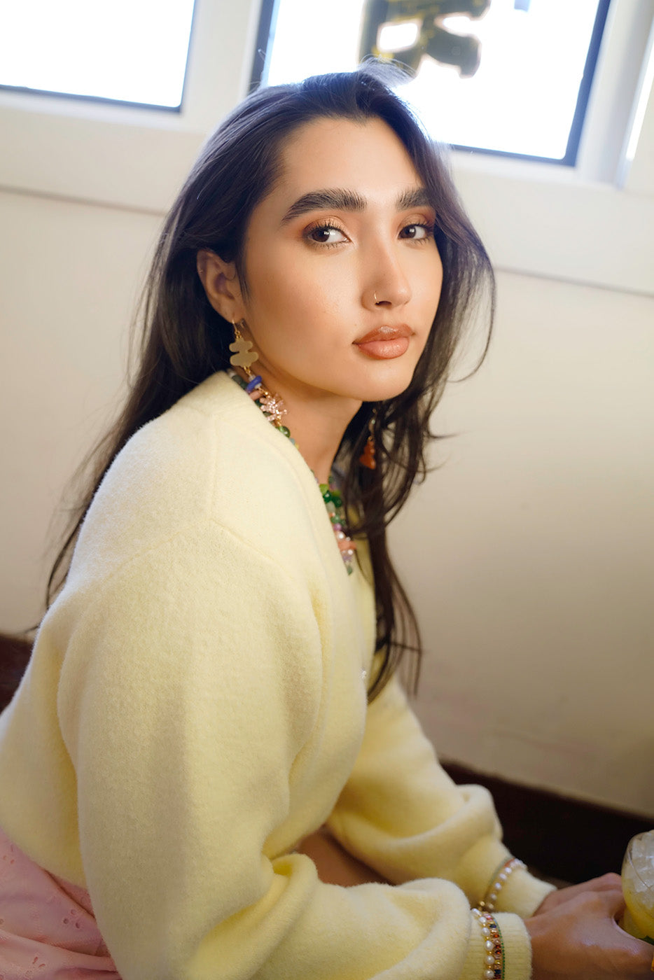 Beaded Mobile Earrings