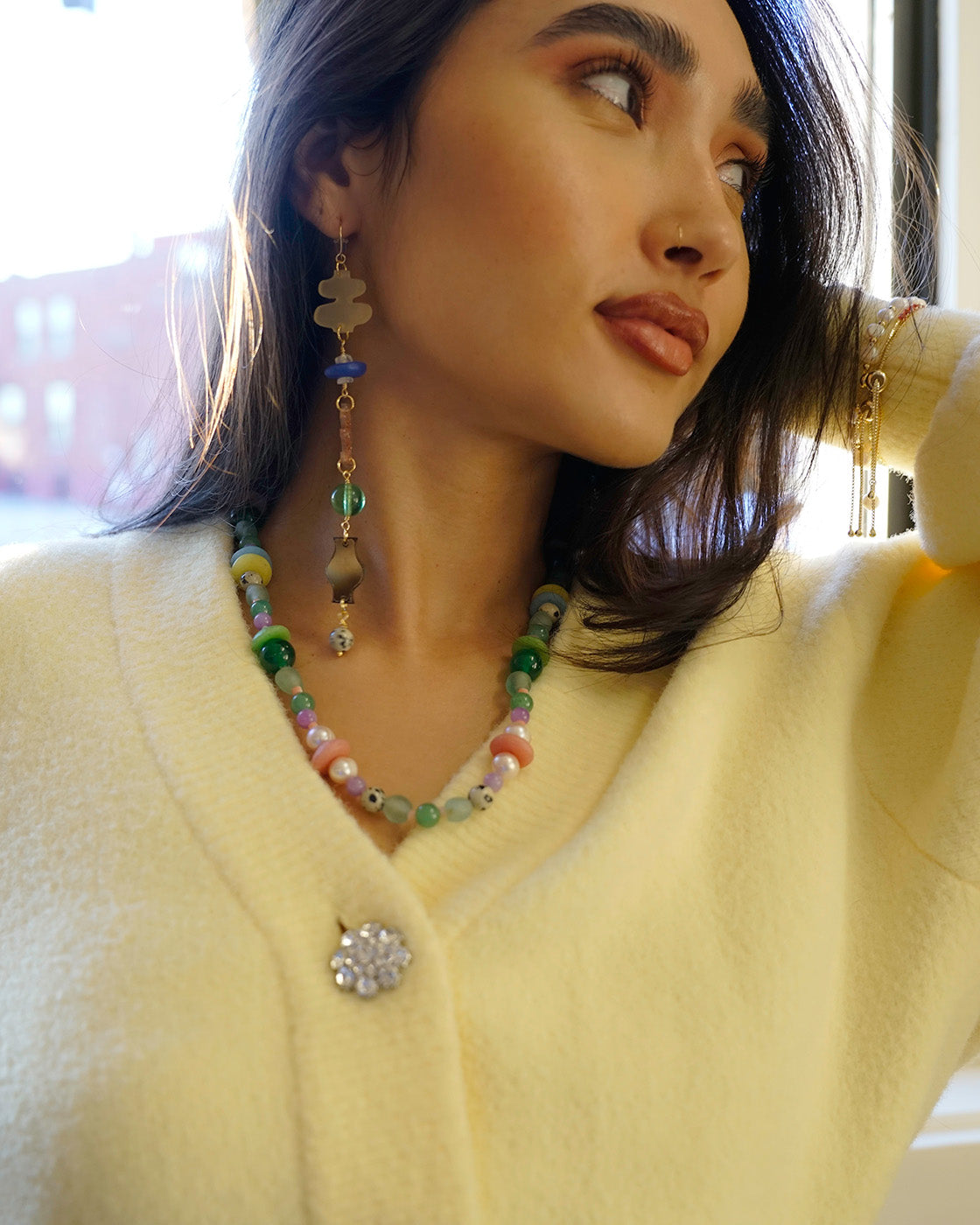 Beaded Mobile Earrings