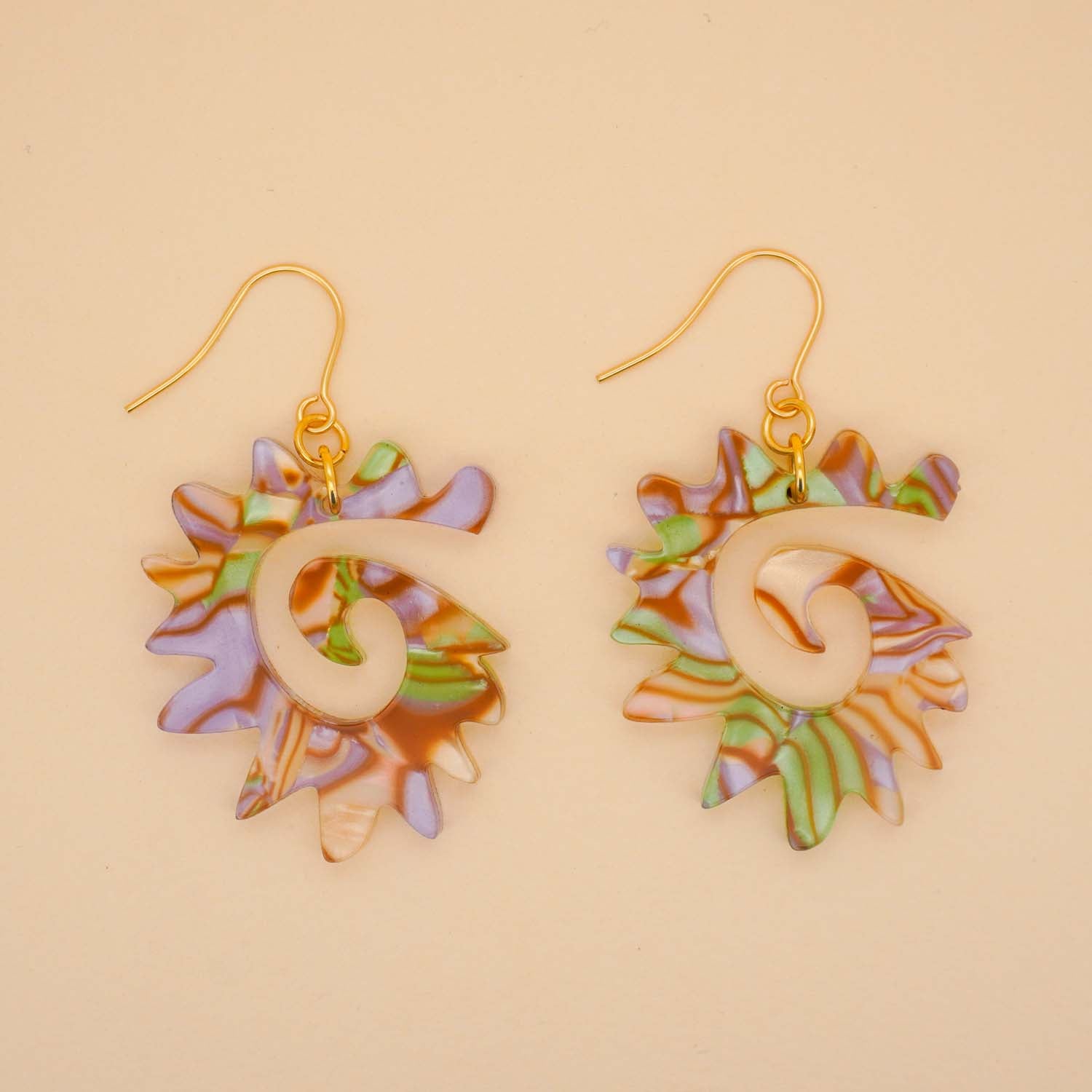 Caracol Earrings in Mariposa