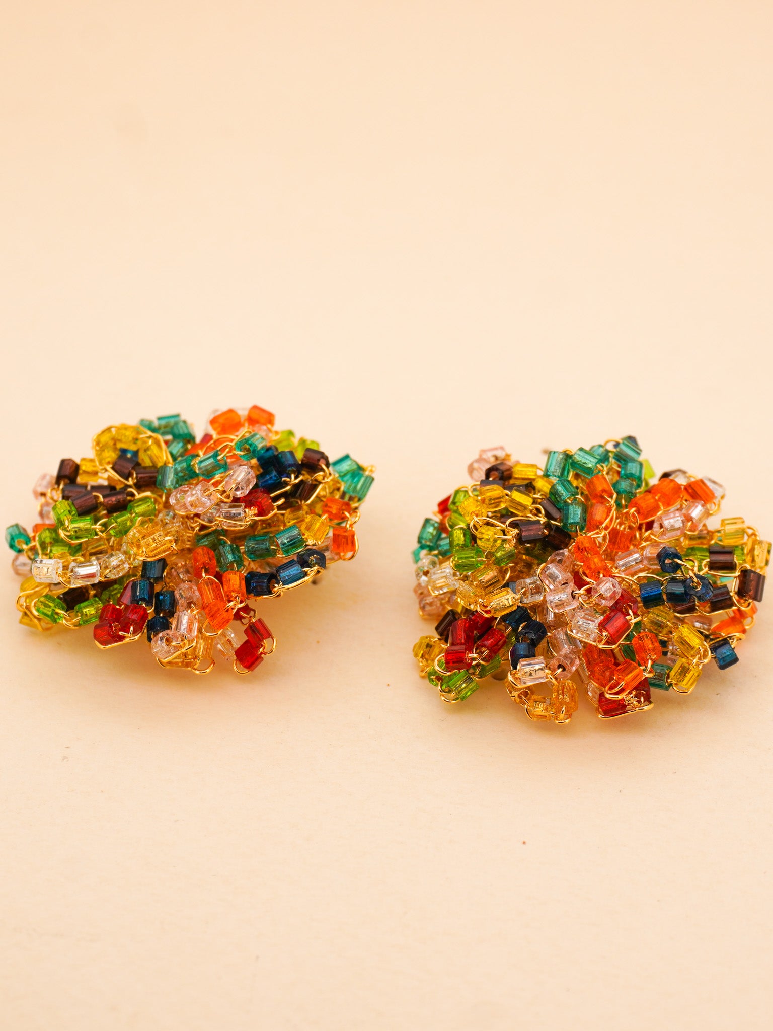 Plumeria Post Earrings