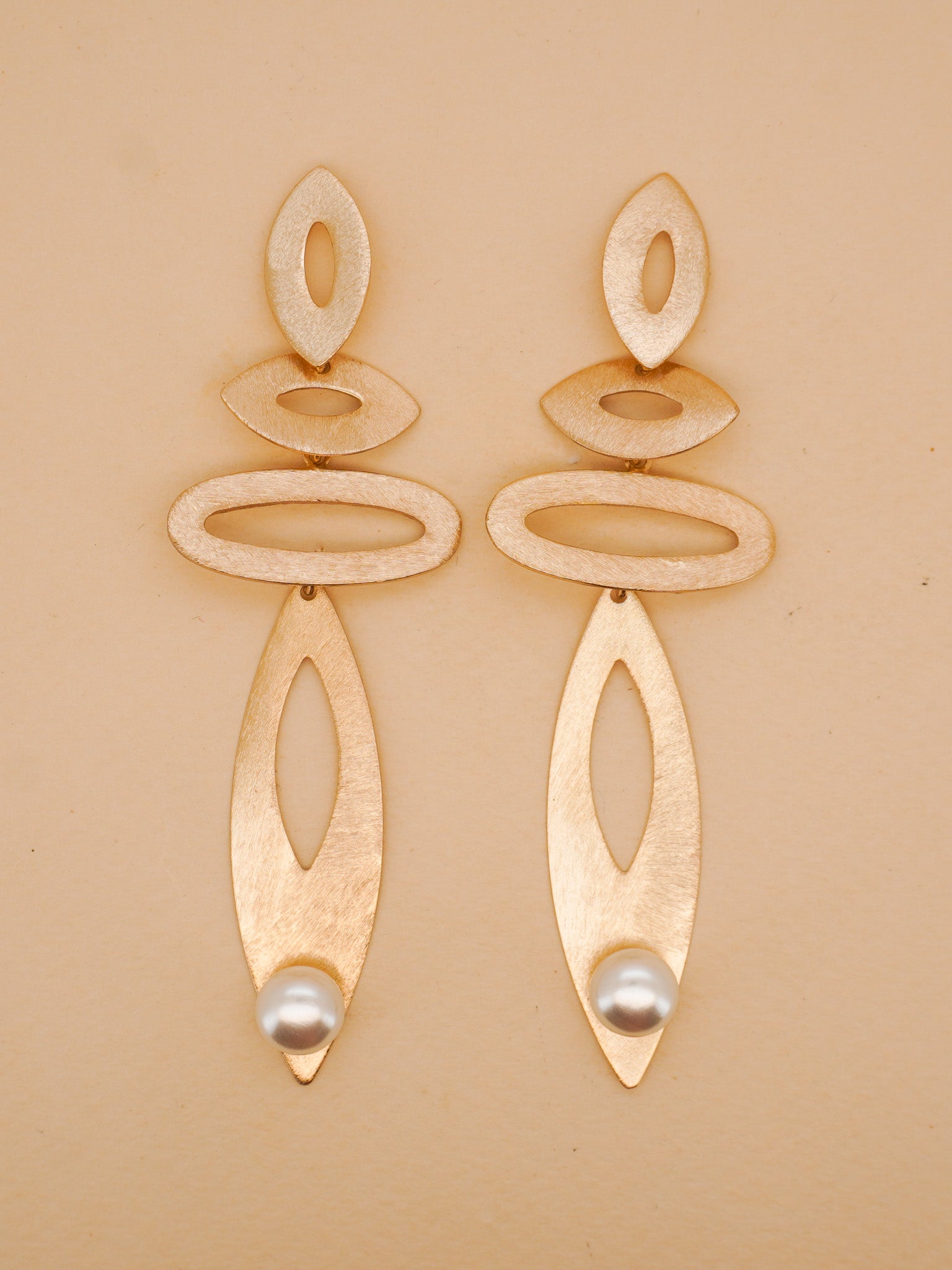 Petal and Pearl Earrings