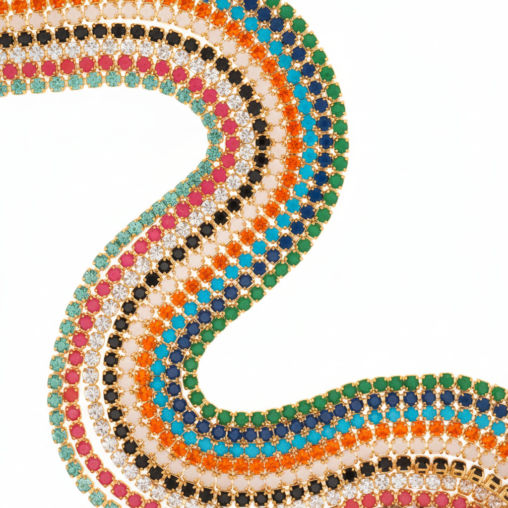 Zirconia Tennis Choker Necklace (Multiple Colors)