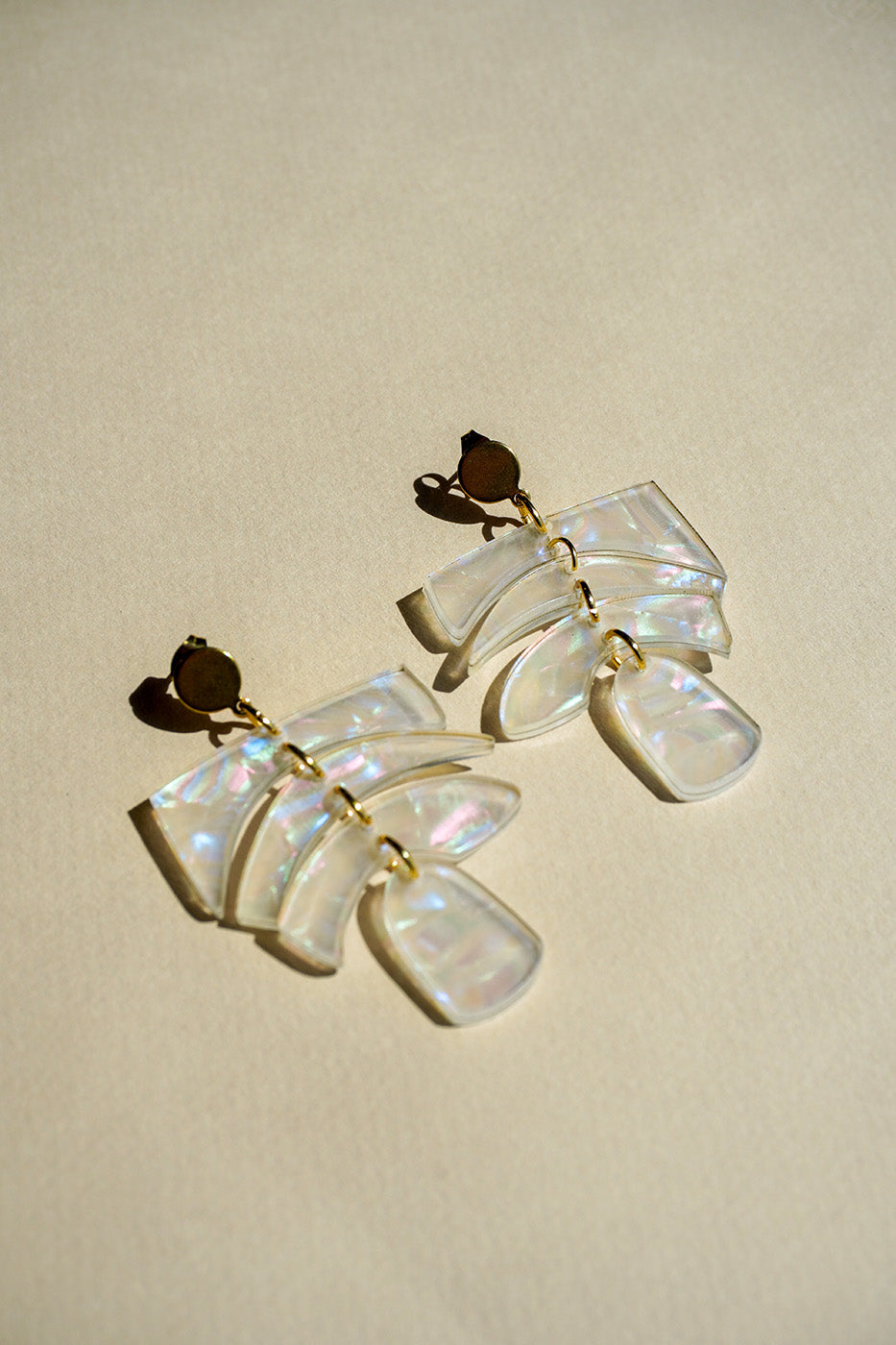 Balance Earrings in Opalite