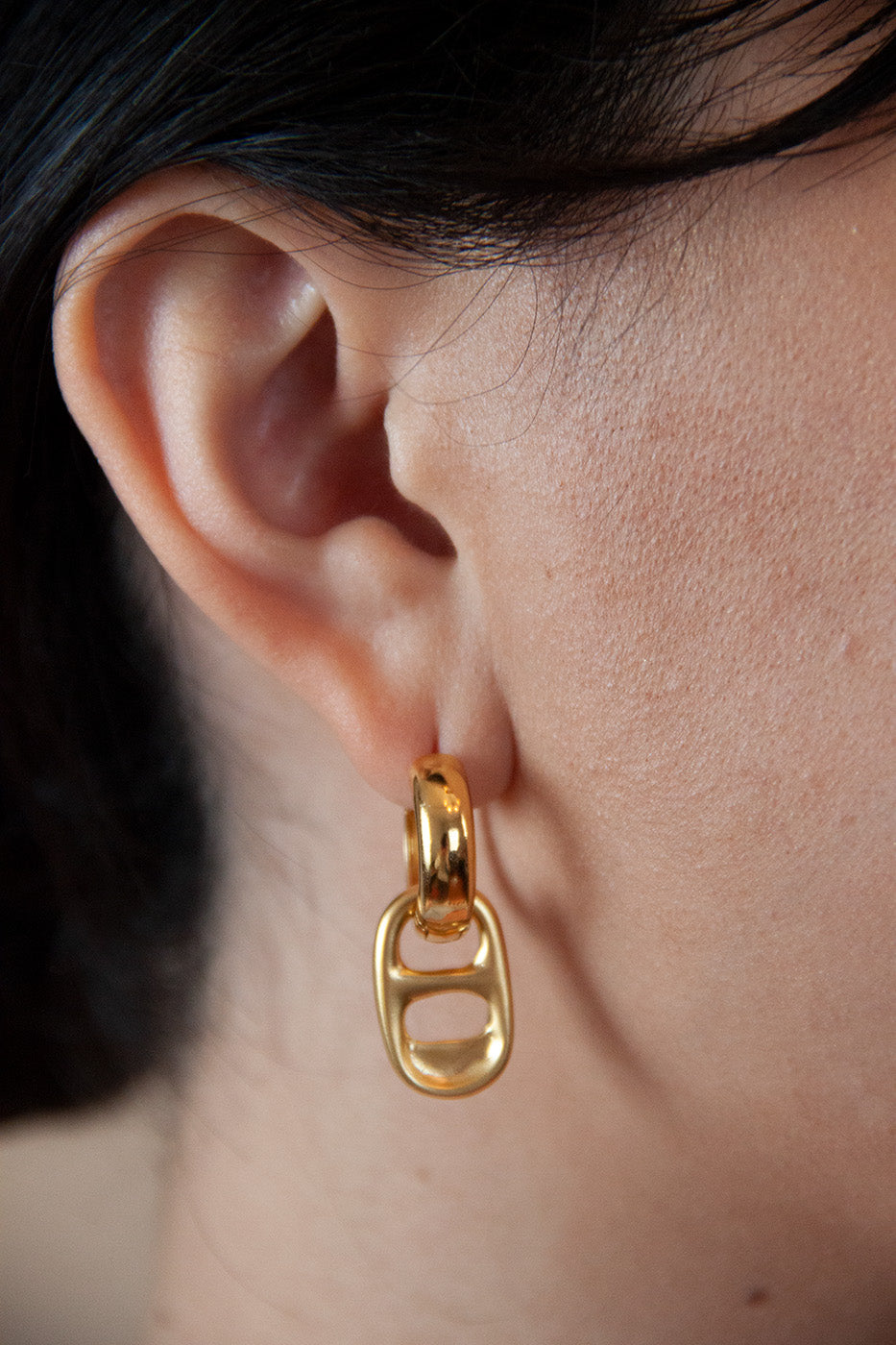 Pop Tab Hoop Earrings