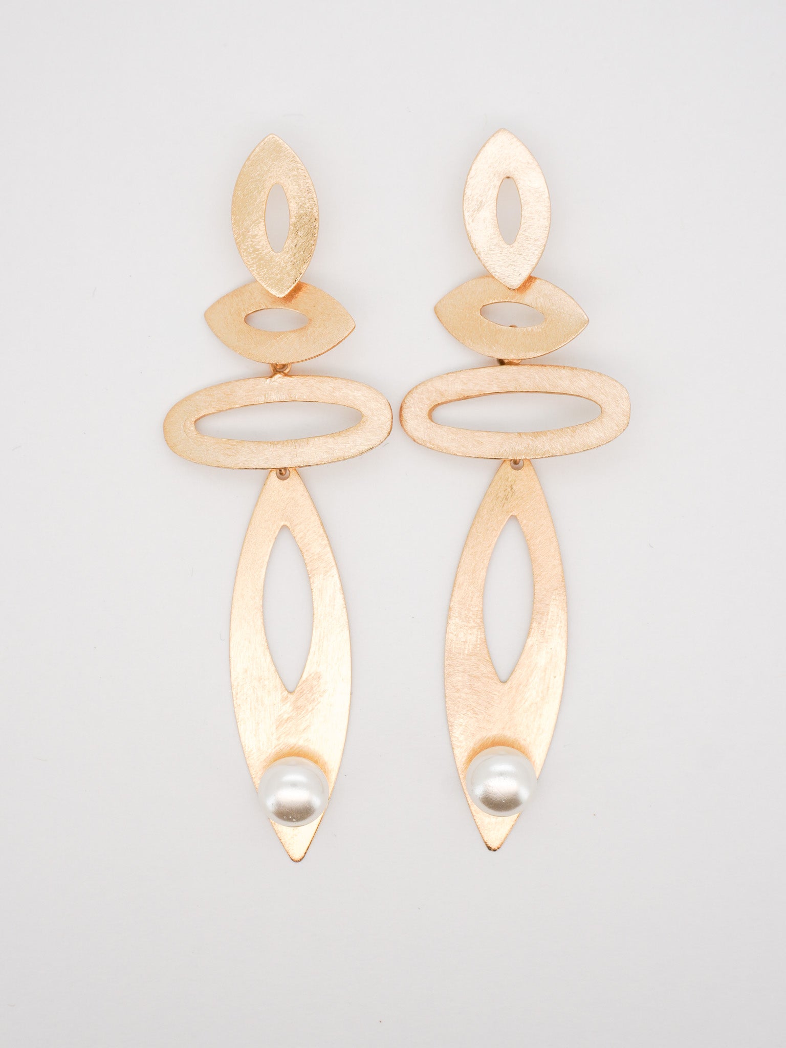 Petal and Pearl Earrings