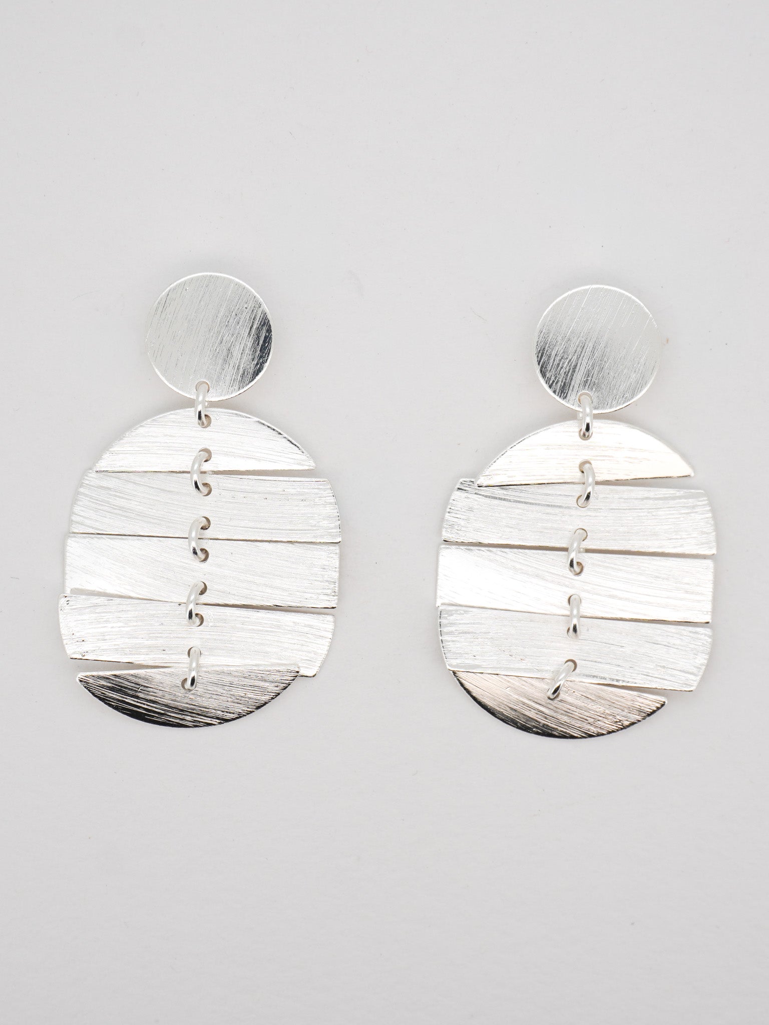 Stacked Half Circle Earrings
