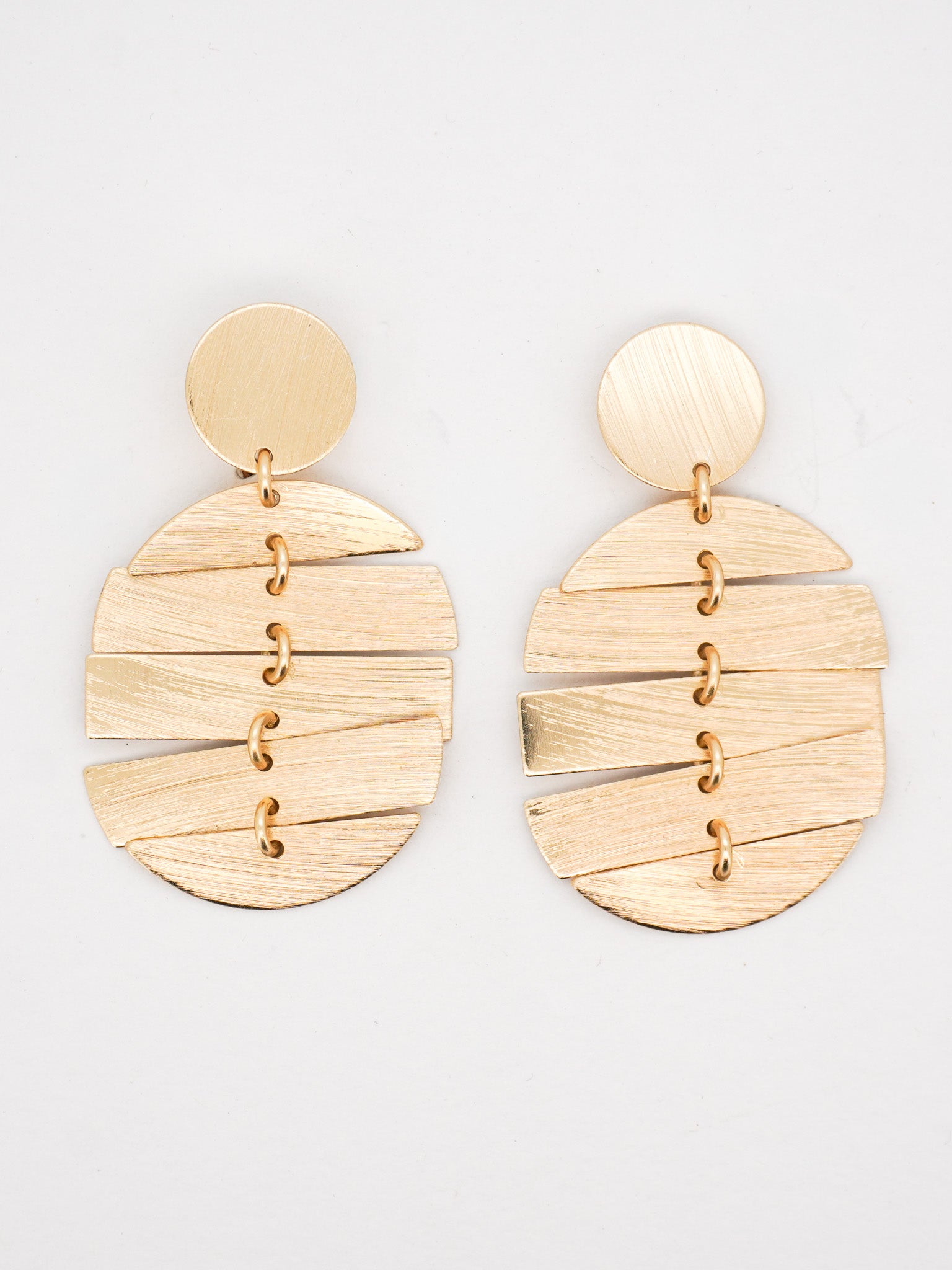 Stacked Half Circle Earrings