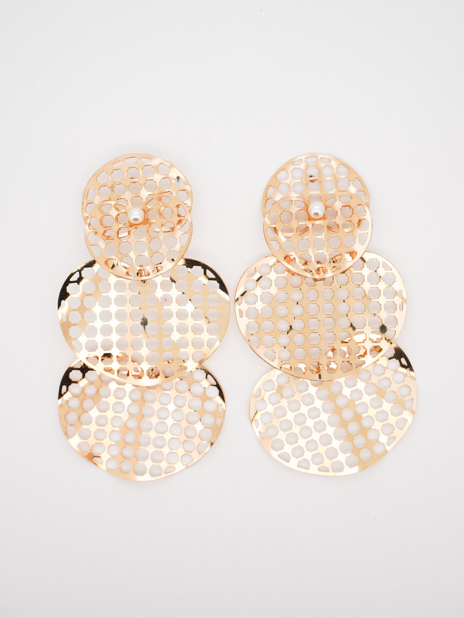 Peony Mesh Earrings