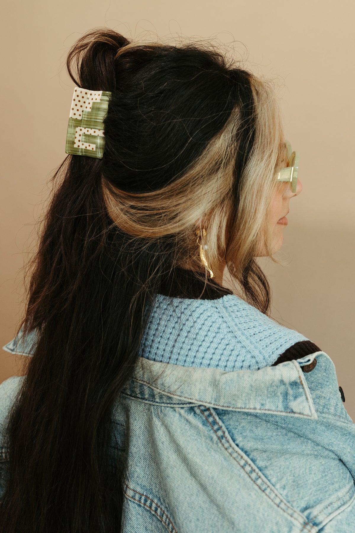 Greca Hair-Claw in Garden Party