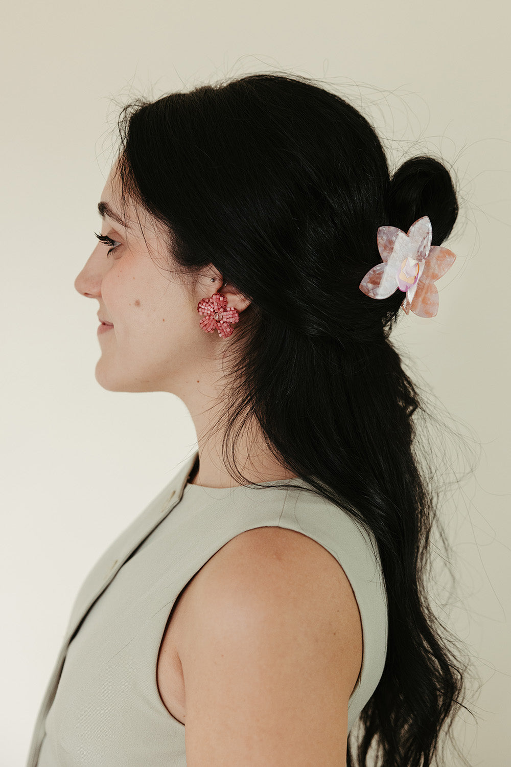 Orchid Hair-Claw in Pink