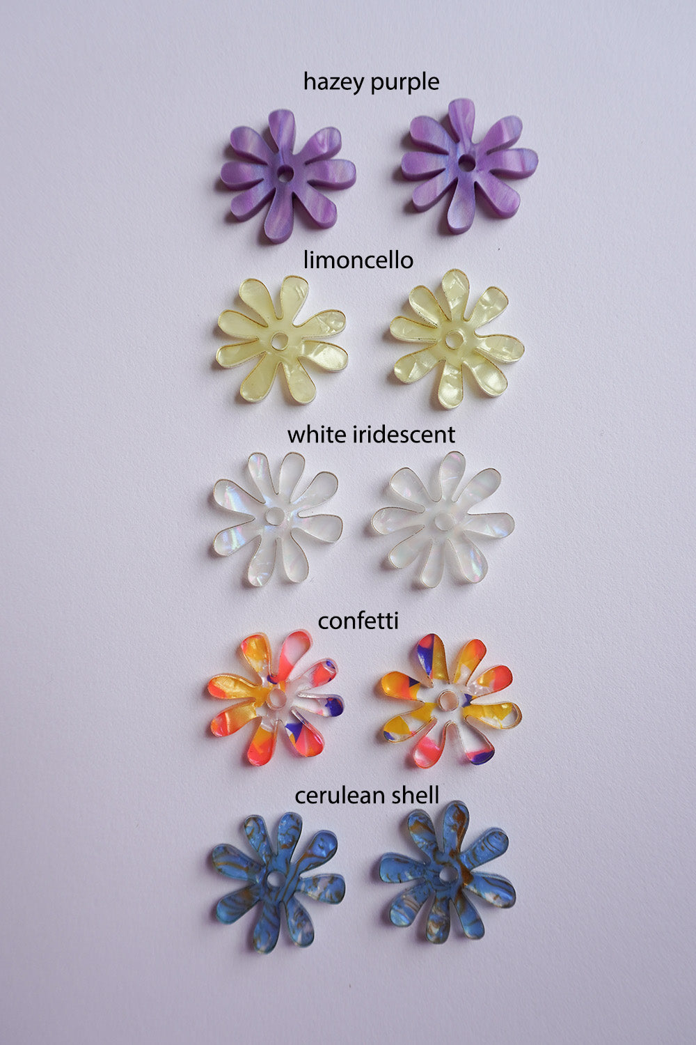 Flower Charms (5 color ways)