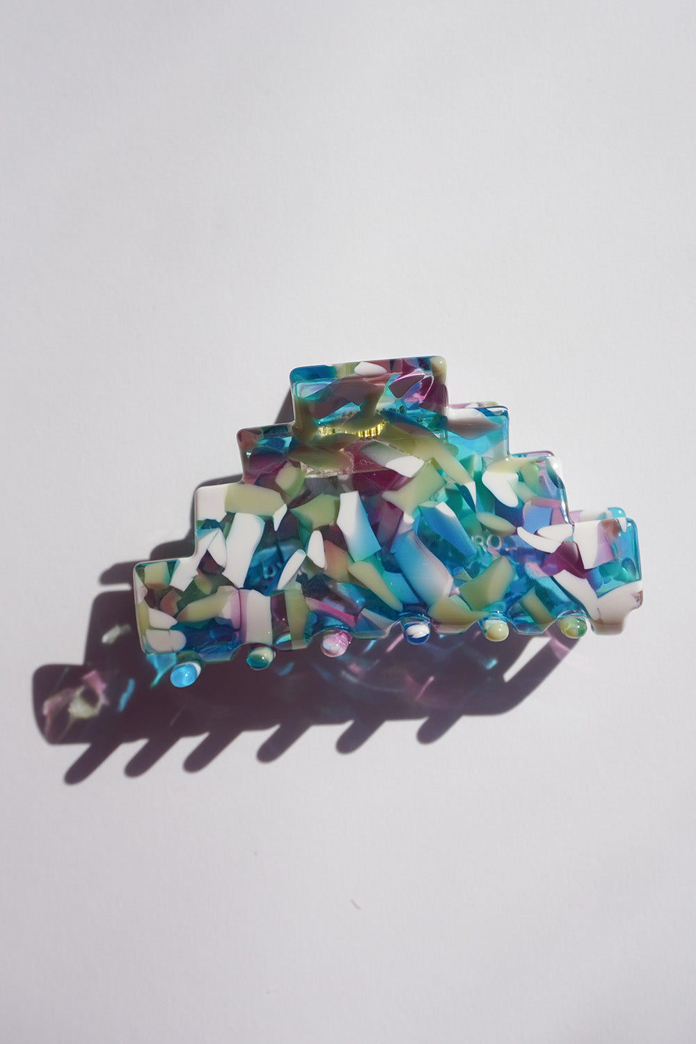 Pyramid Hair-Claw in Confetti