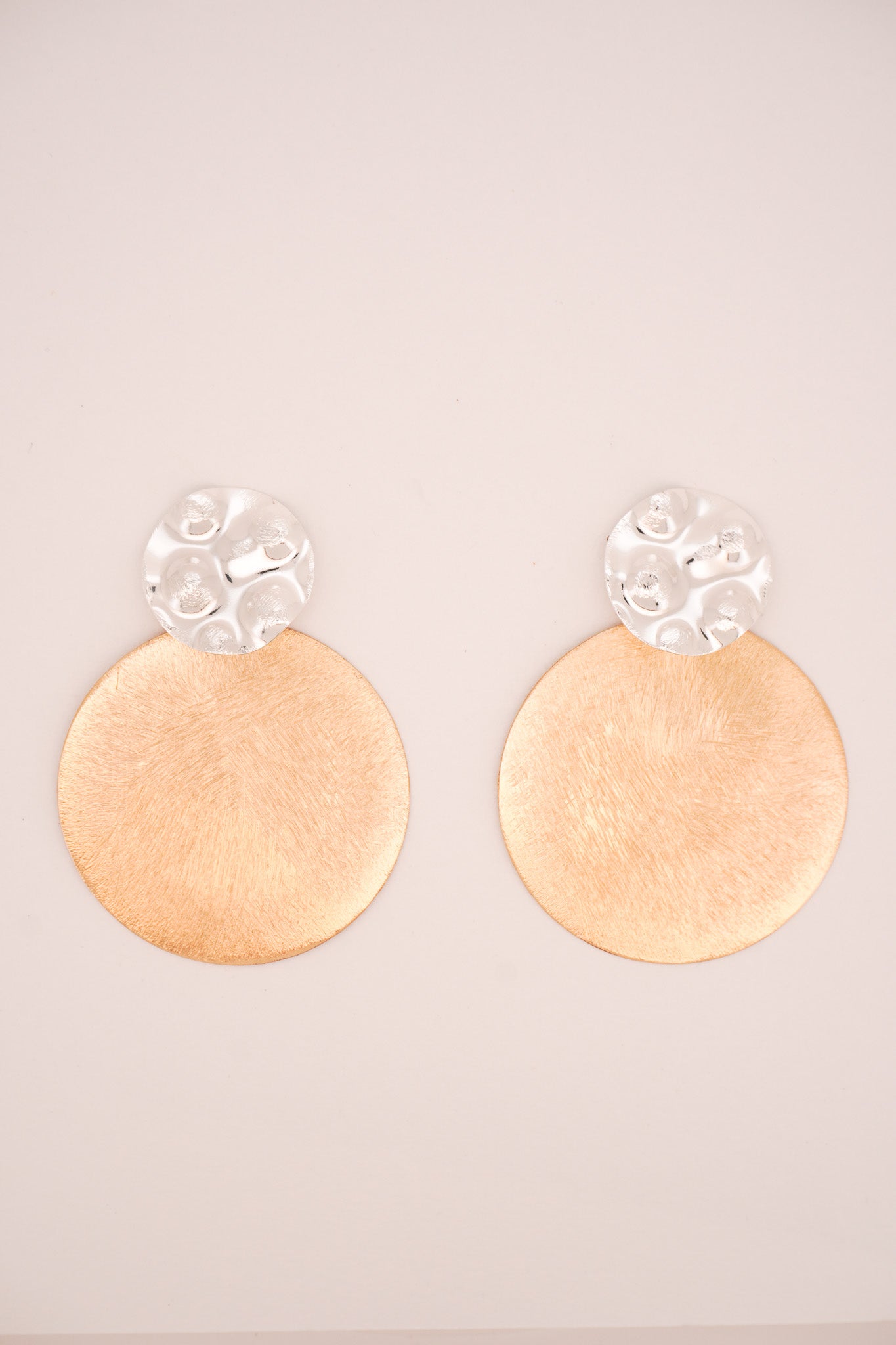 Stacked Mixed Metal Earrings