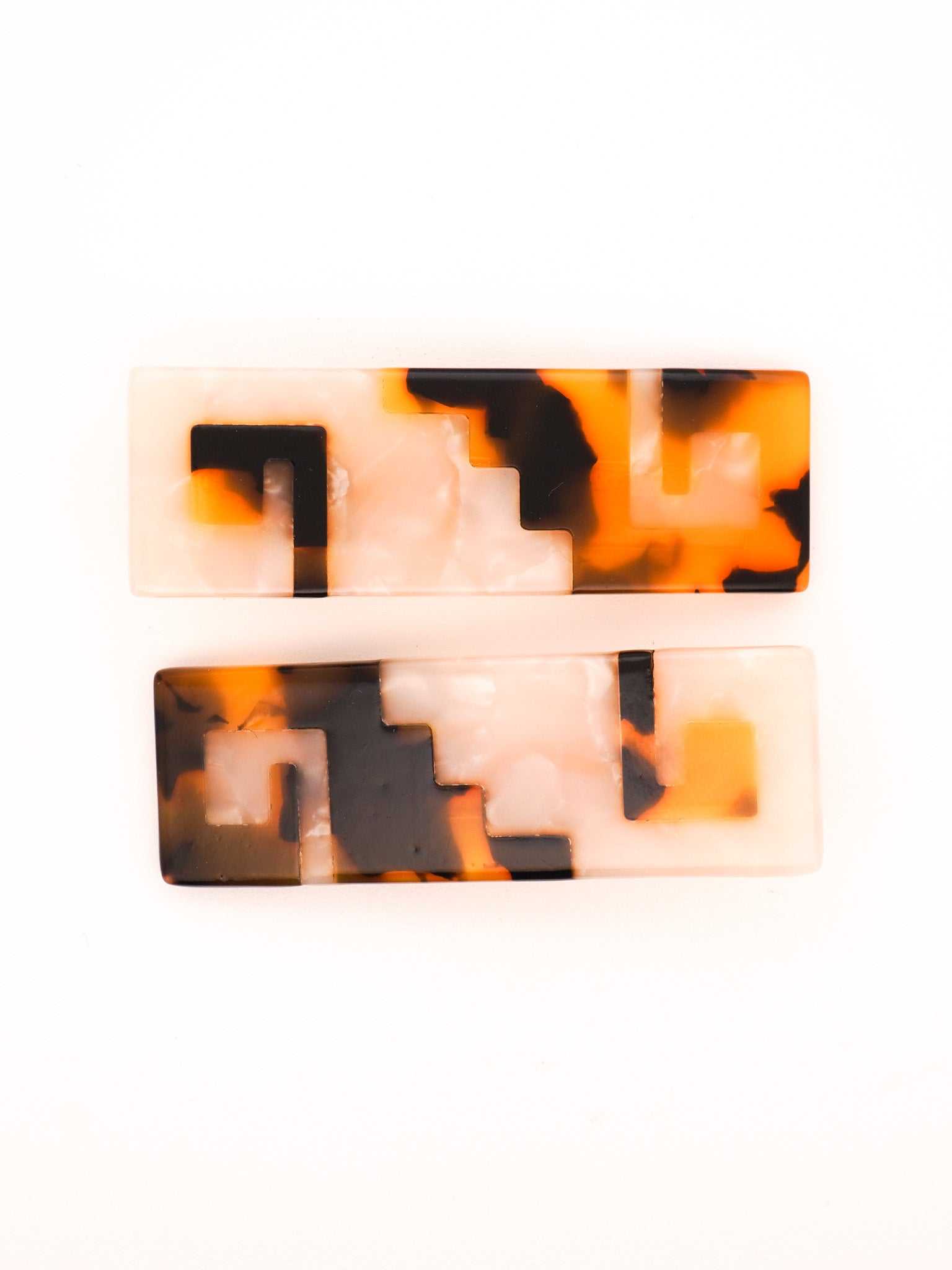 Greca Hair-Clips in Tortoise