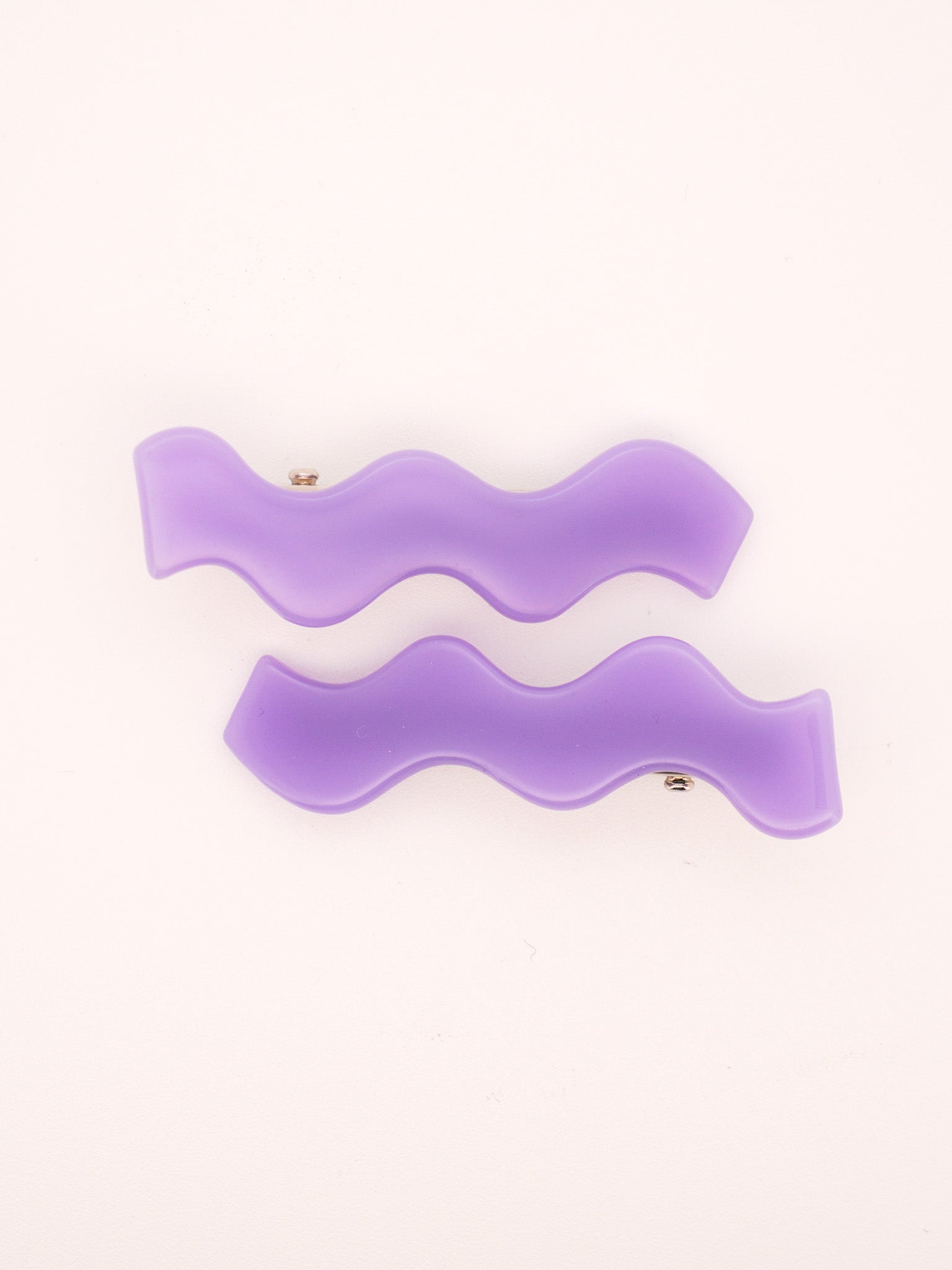 Squiggle Clips in Purple