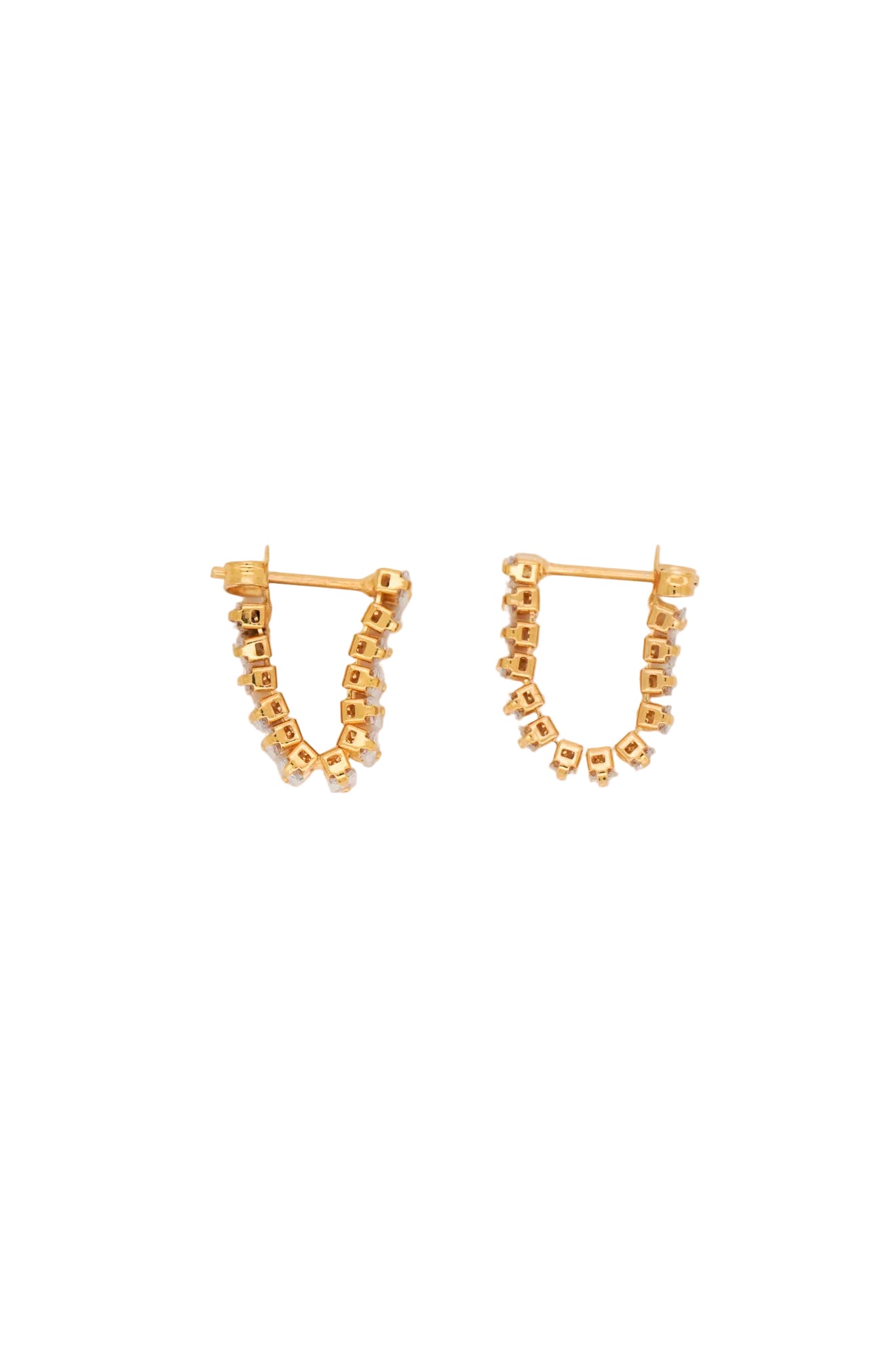 Clear Zirconia Baguette Ear Jackets